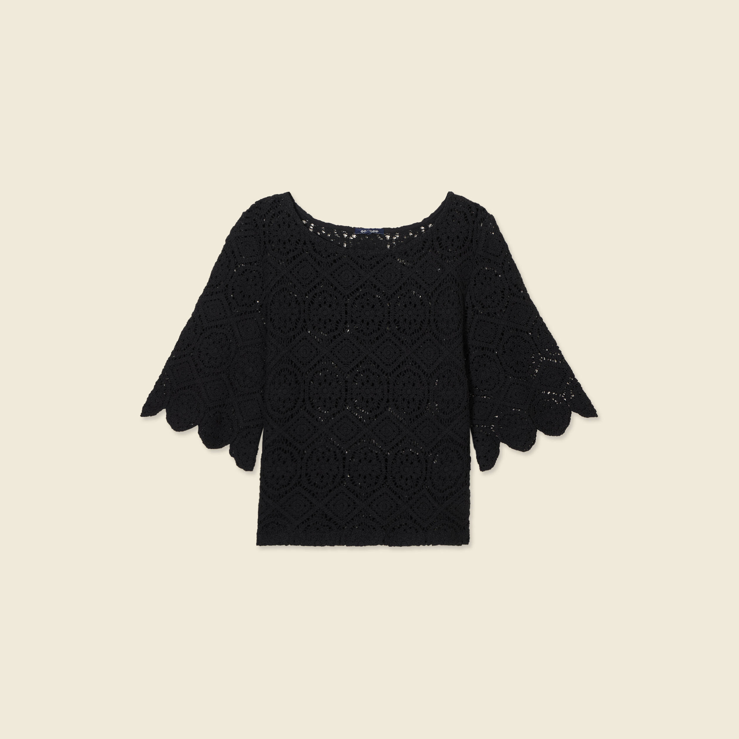 t shirt manches courtes noir femme T-shirt manches courtes noir femme