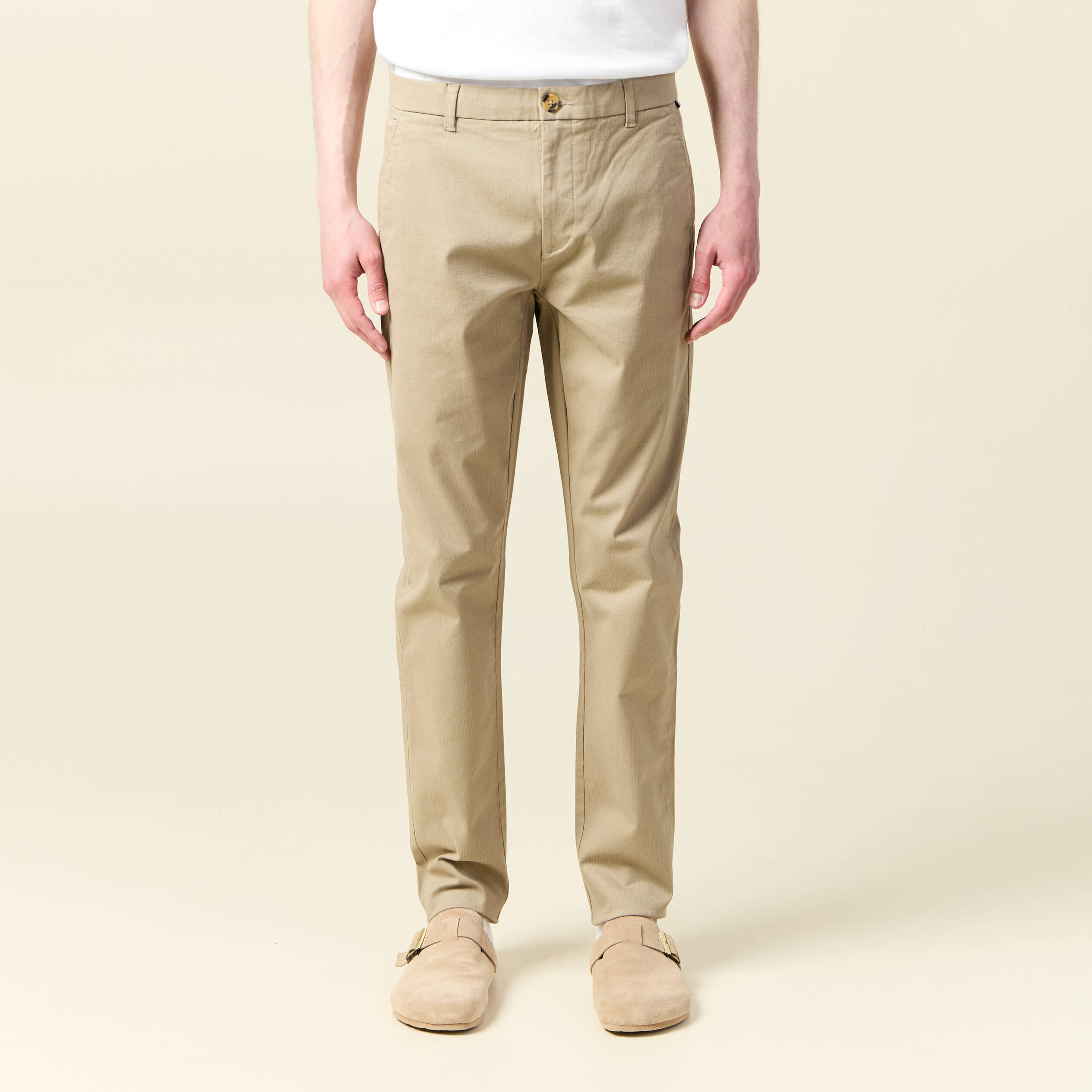 pantalon chino slim gris homme Pantalon chino slim gris homme