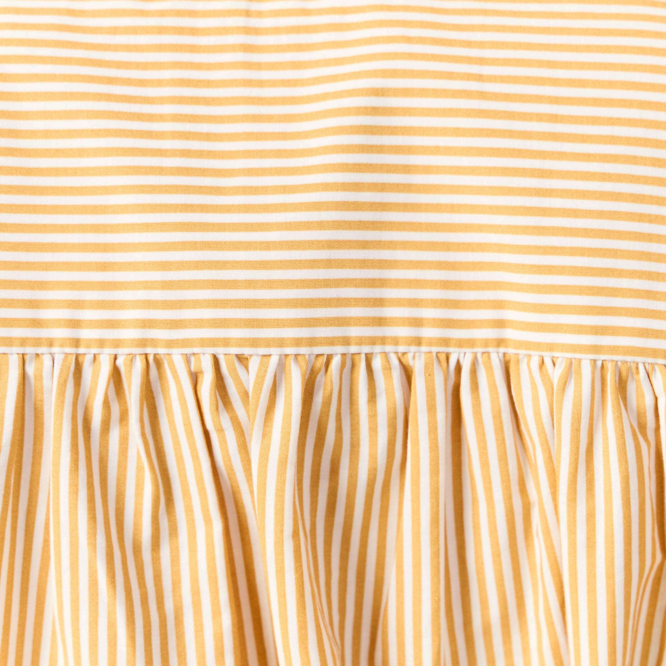 Robe droite ceinturée jaune femme