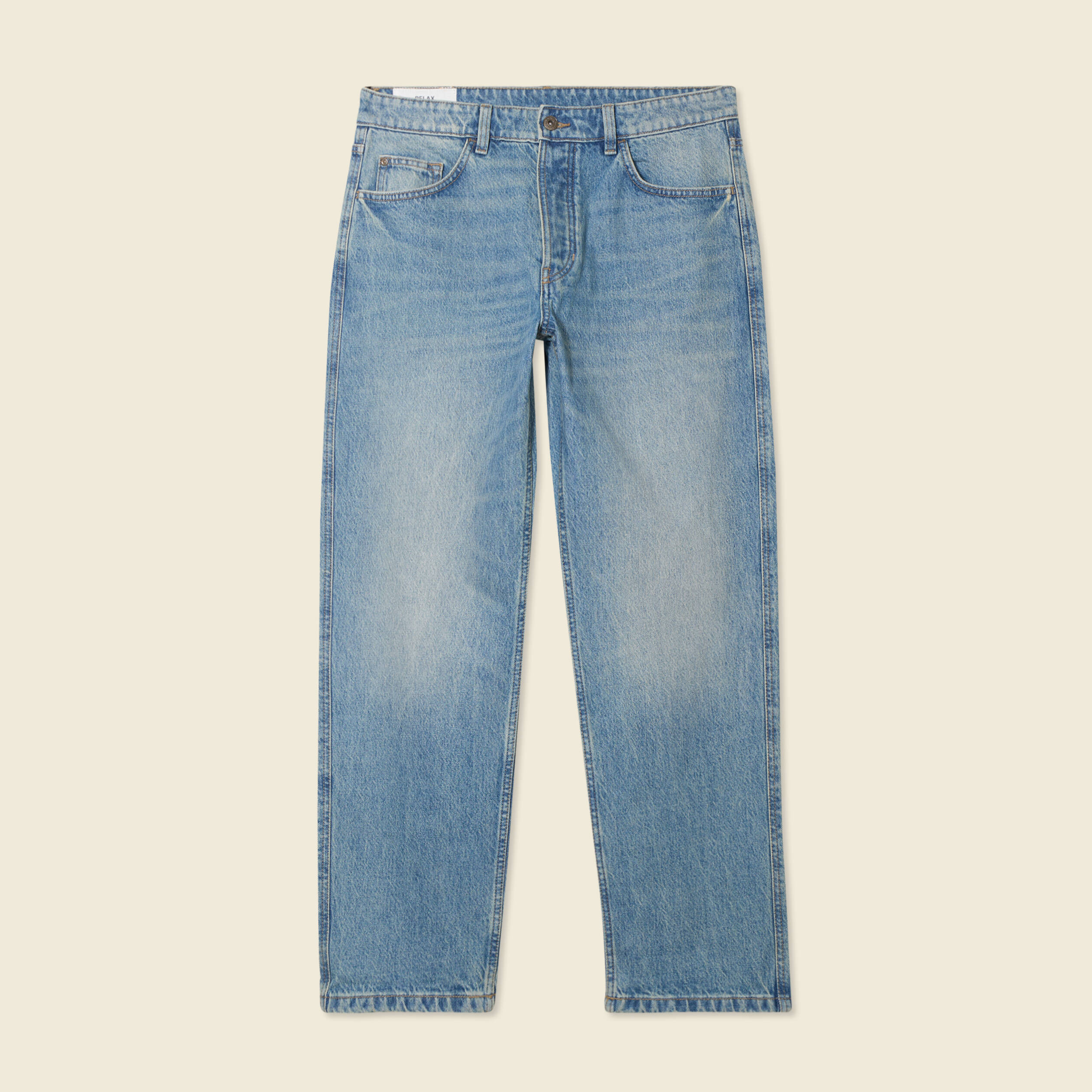 jeans relax 5 poches denim dirty homme Jeans relax 5 poches denim dirty homme