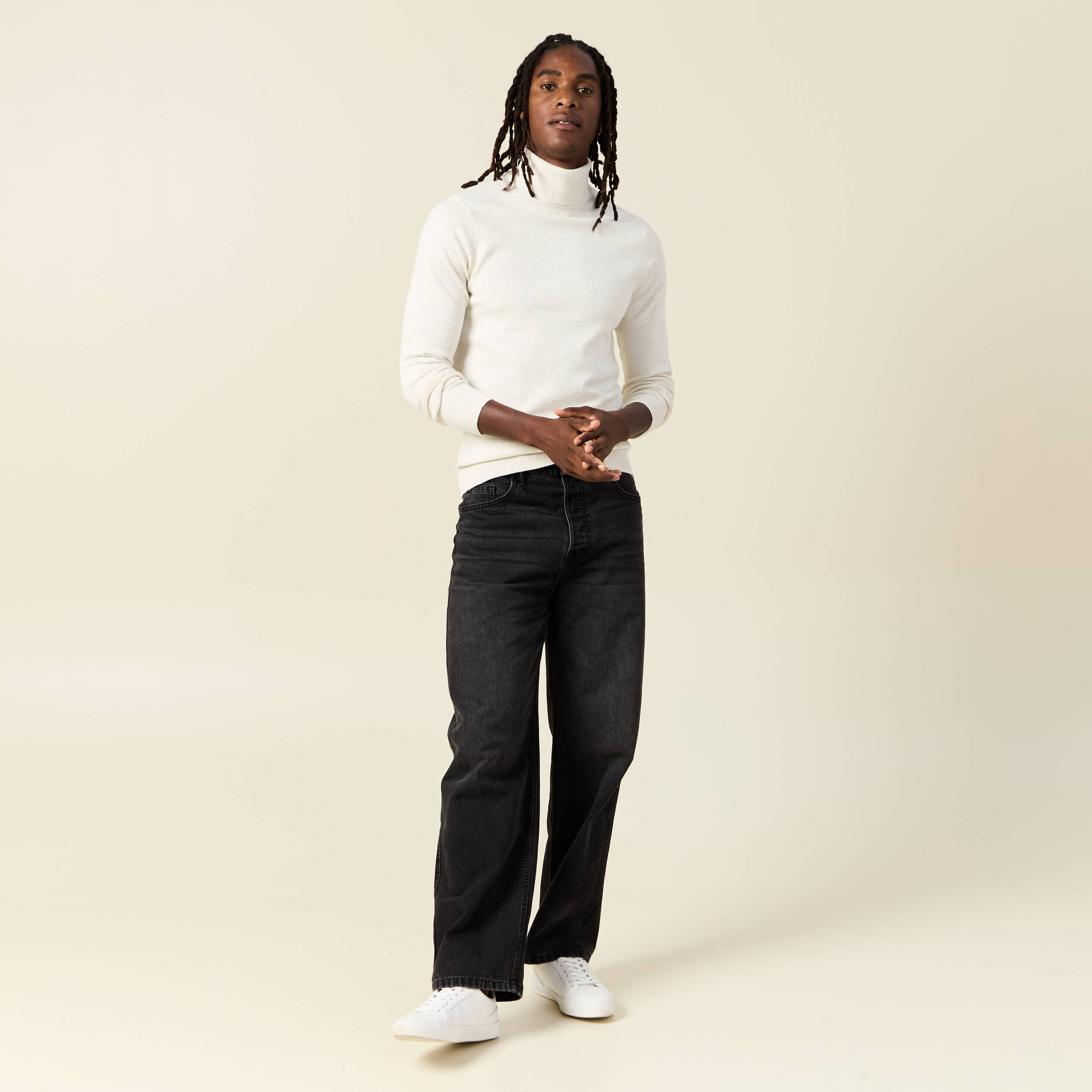 pull manches longues ecru homme Pull manches longues ecru homme