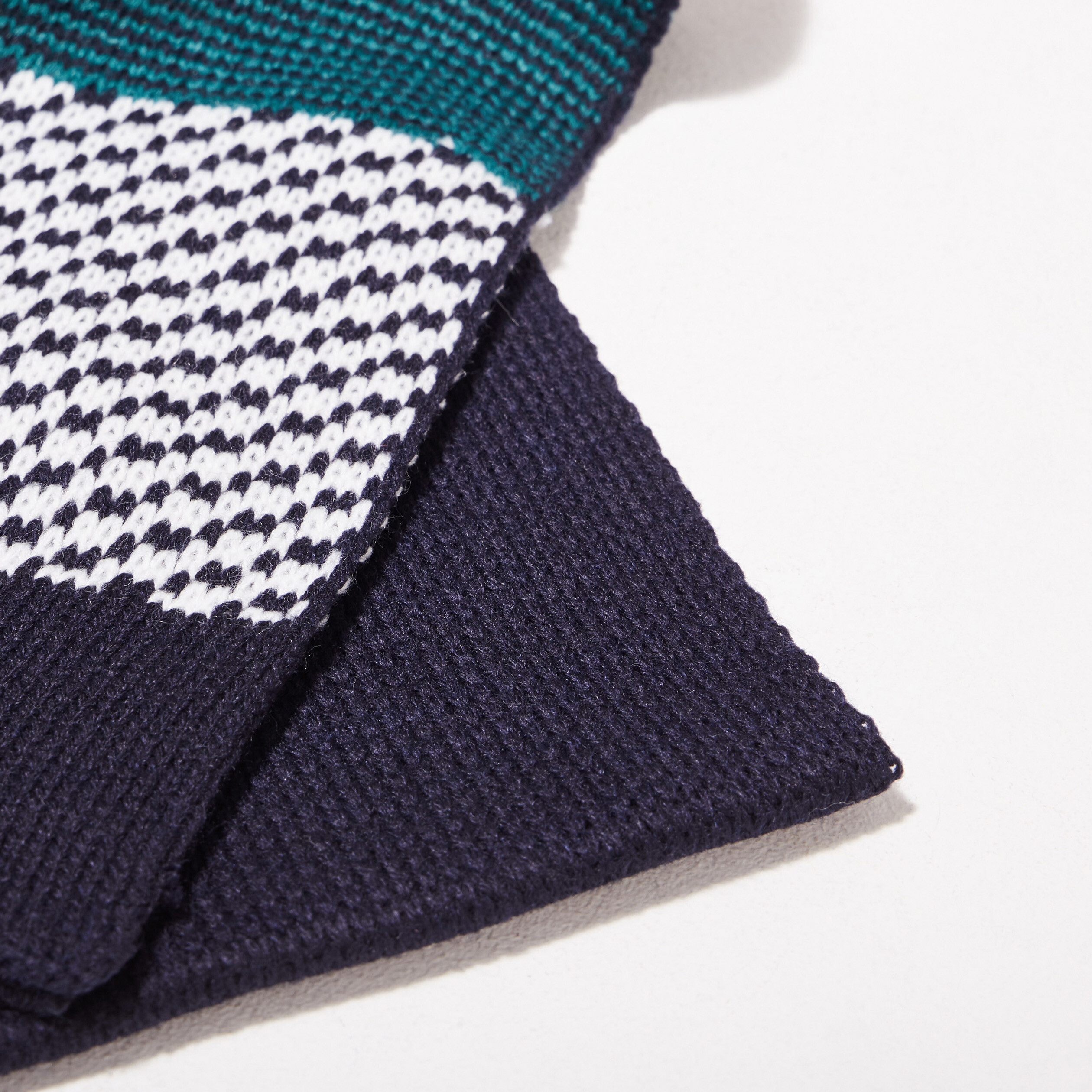echarpe tricotee bleu marine homme Écharpe tricotée bleu marine homme