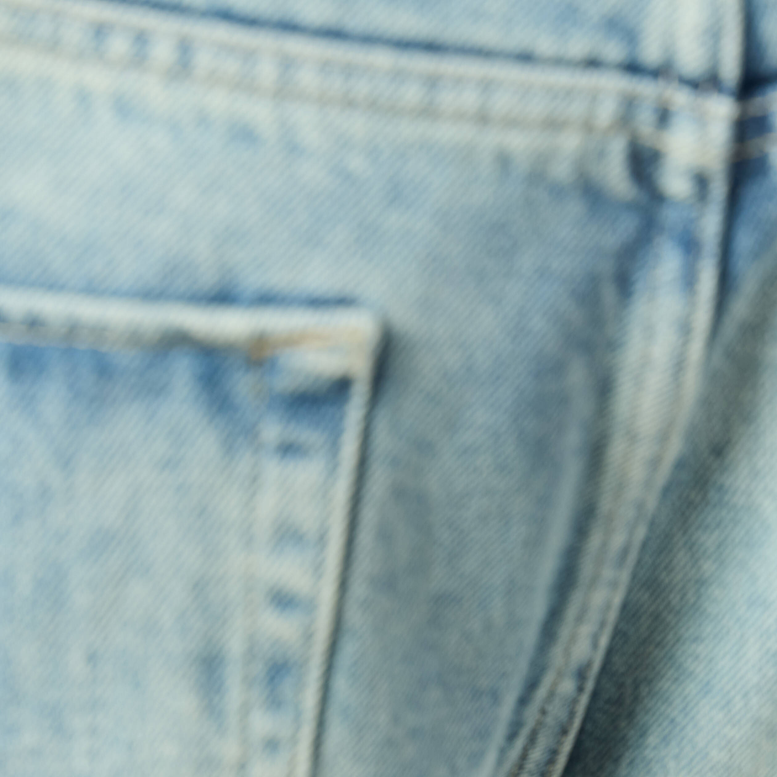 Jeans regular longueur 32 en coton bleu homme