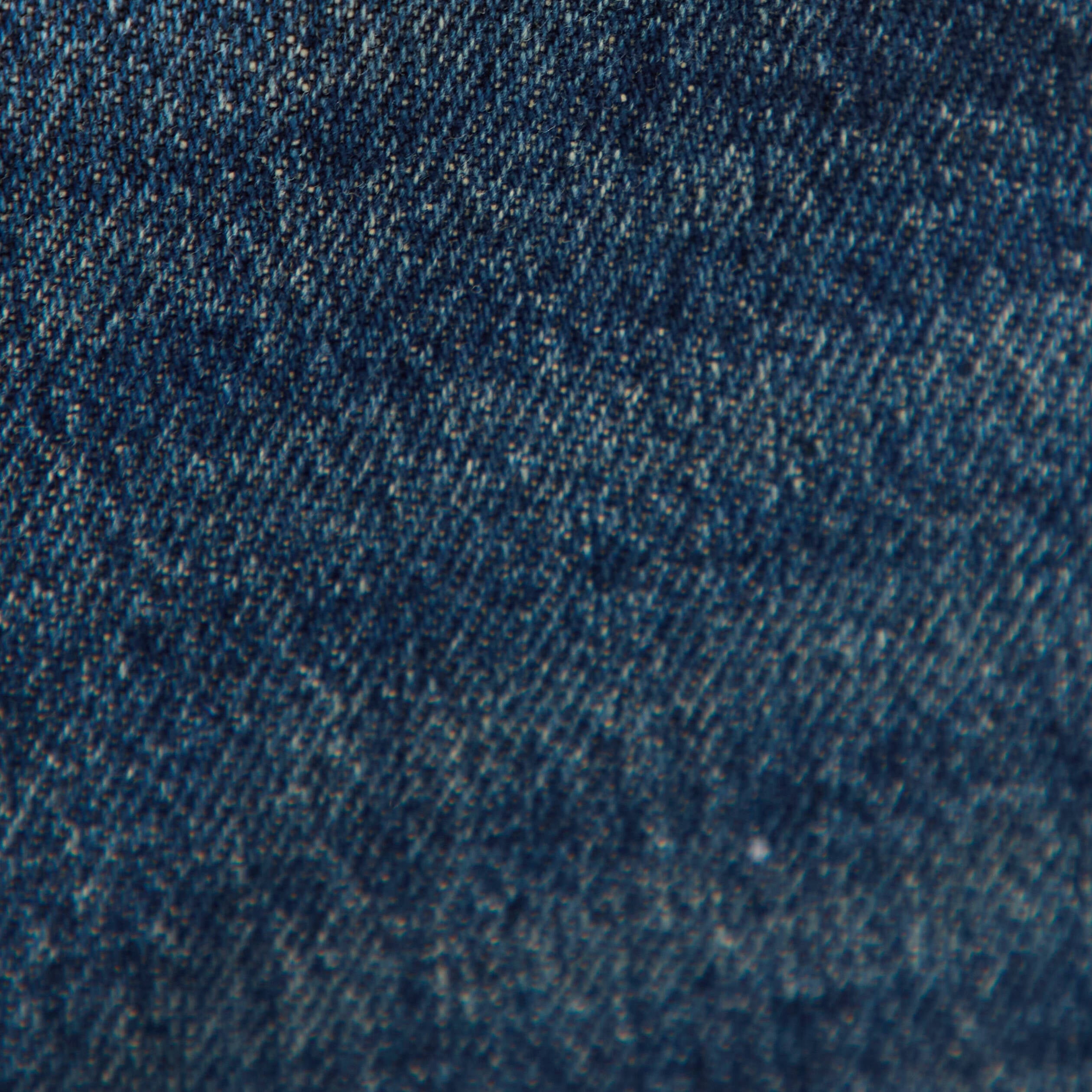 Jeans mom 7/8&egrave;me bleu femme