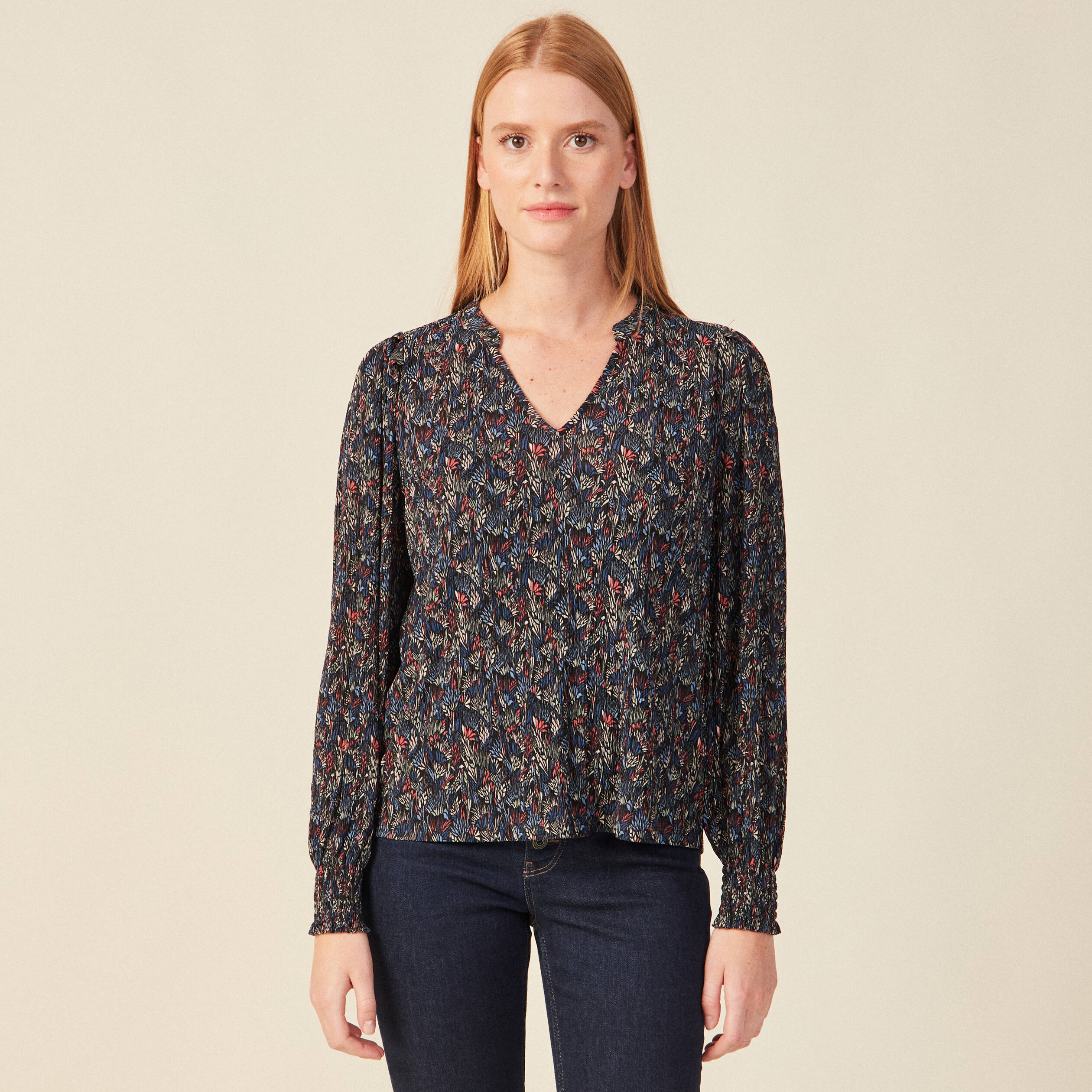 T-shirt éco-responsable multicolore femme