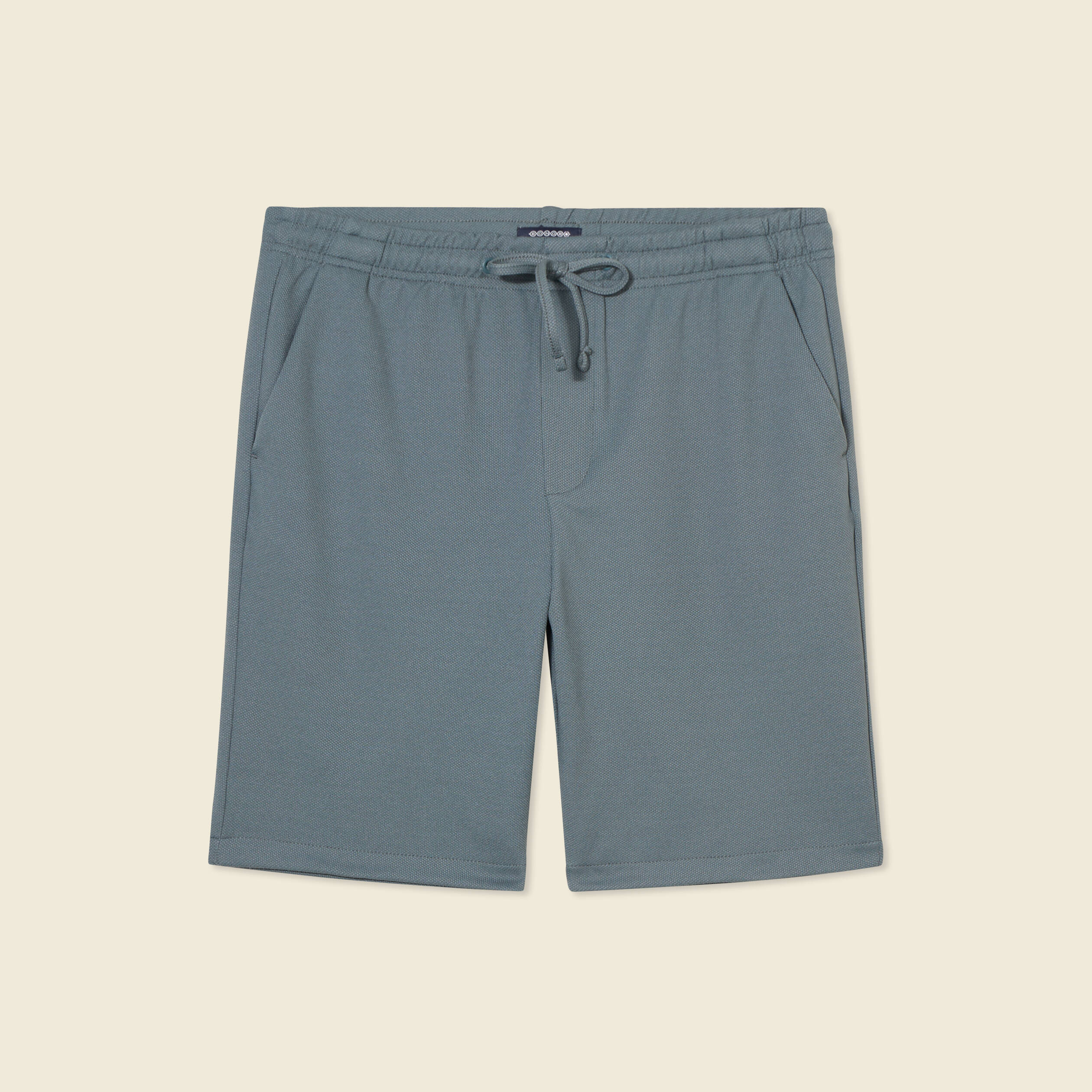 short droit avec cordon vert fonce homme Short droit avec cordon vert foncé homme