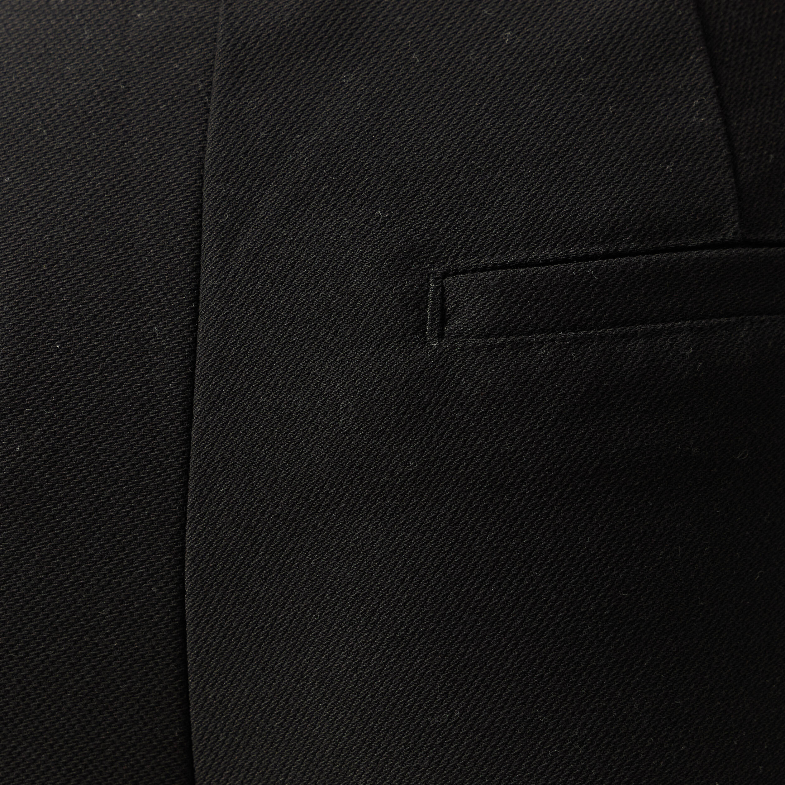 Pantalon loose taille standard fluide noir femme