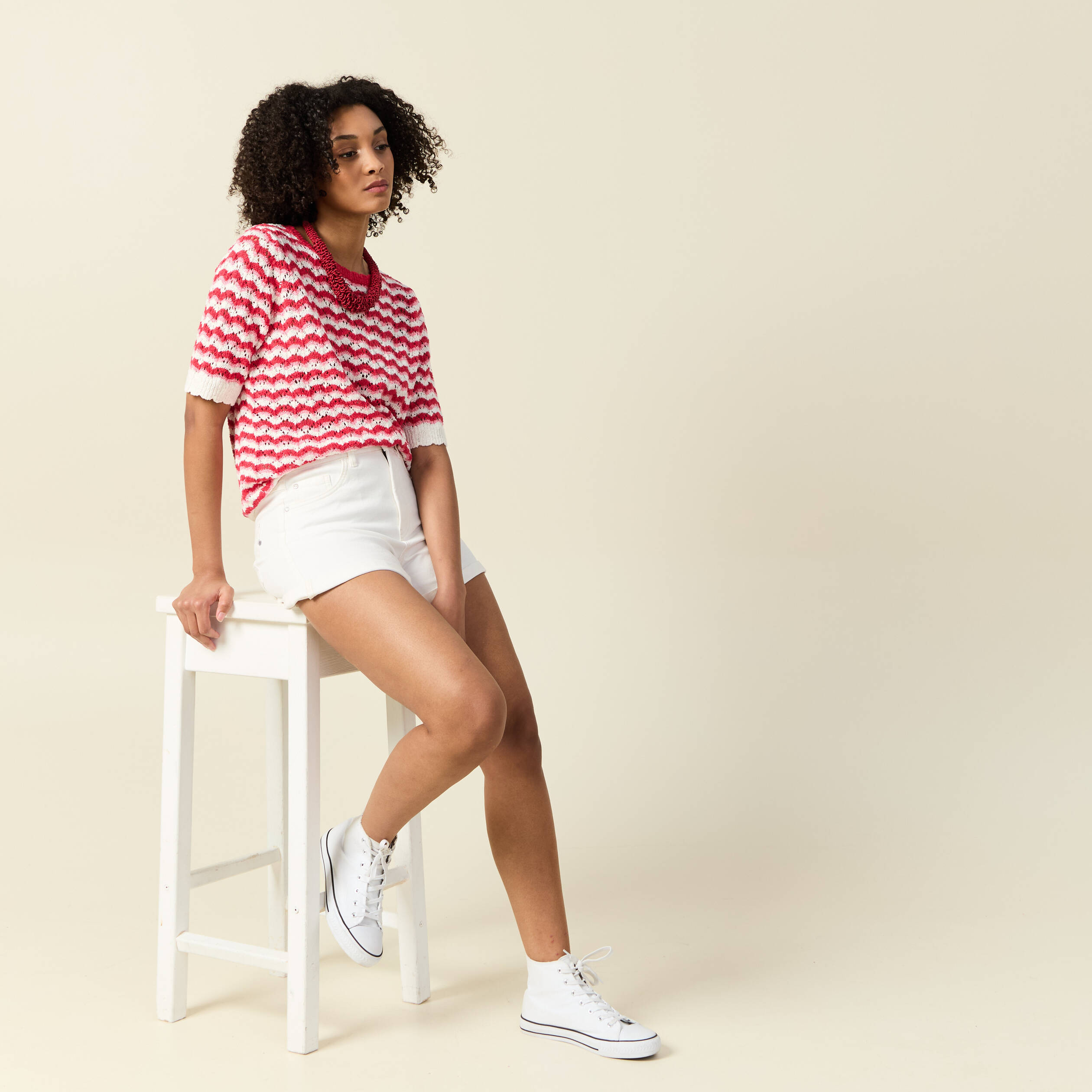 pull manches courtes rouge femme Pull manches courtes rouge femme