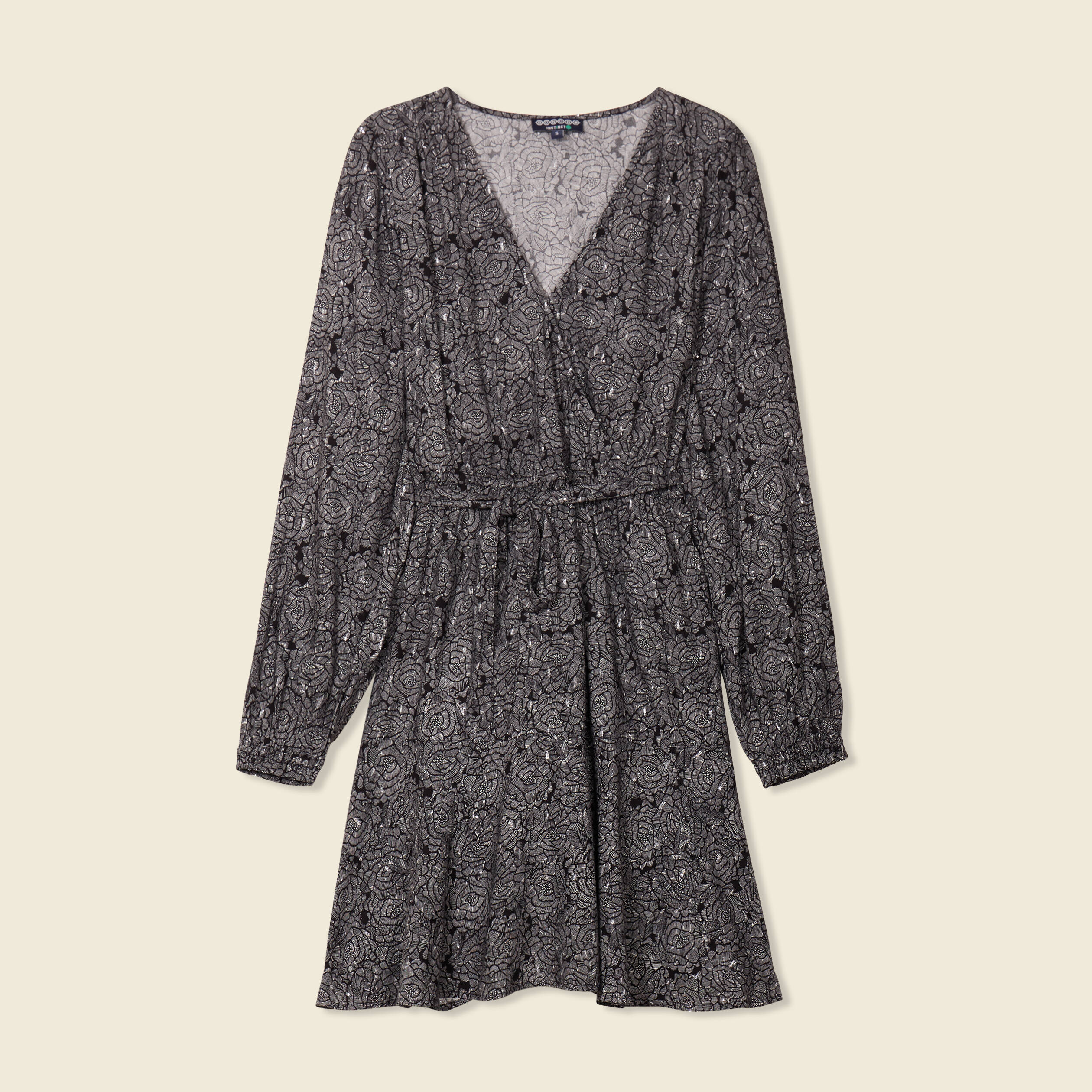 robe evasee eco responsable noir femme Robe évasée éco-responsable noir femme
