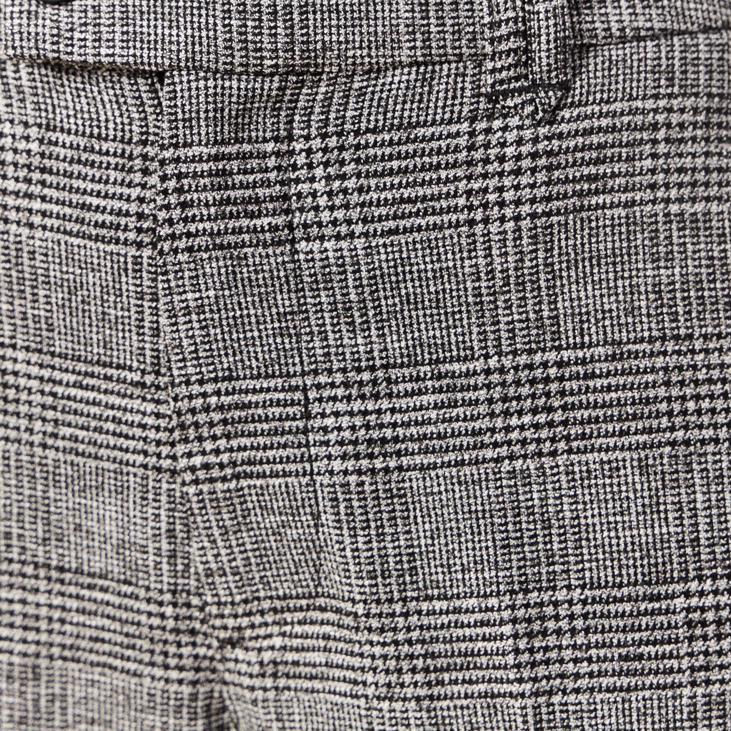 Pantalon large à pinces noir femme