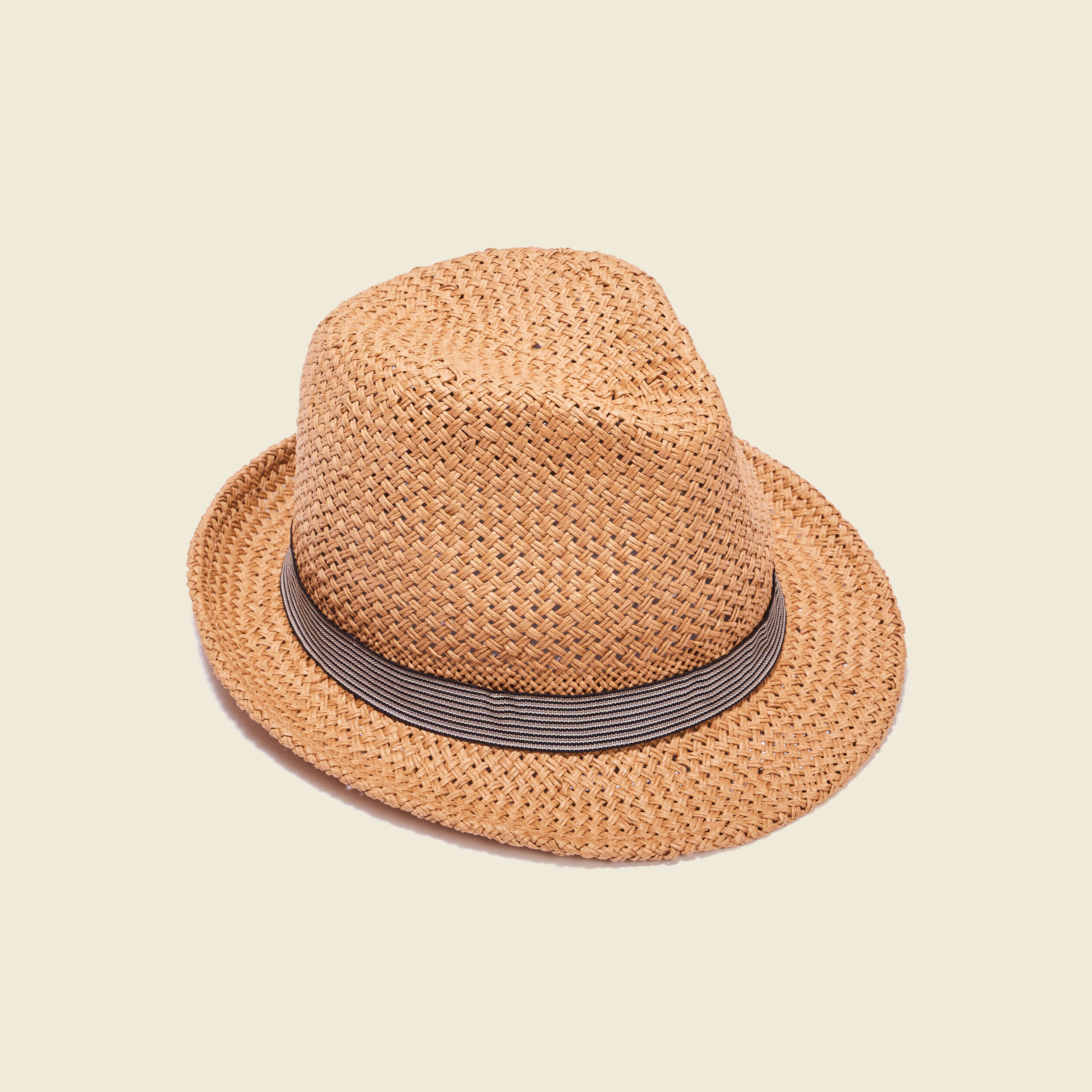 Chapeau d'été tressé sable homme