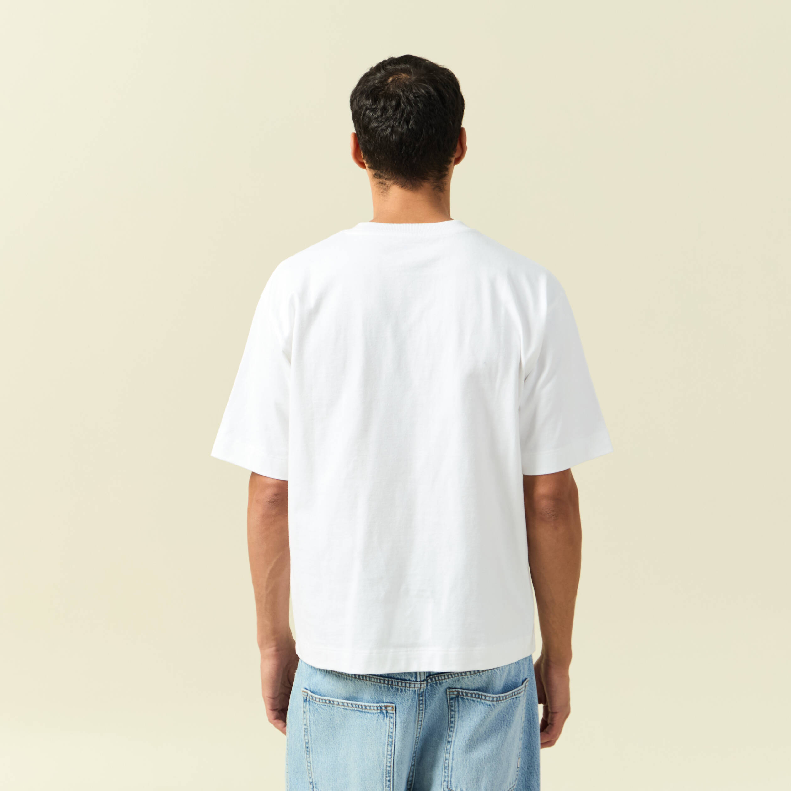 T-shirt en coton blanc homme