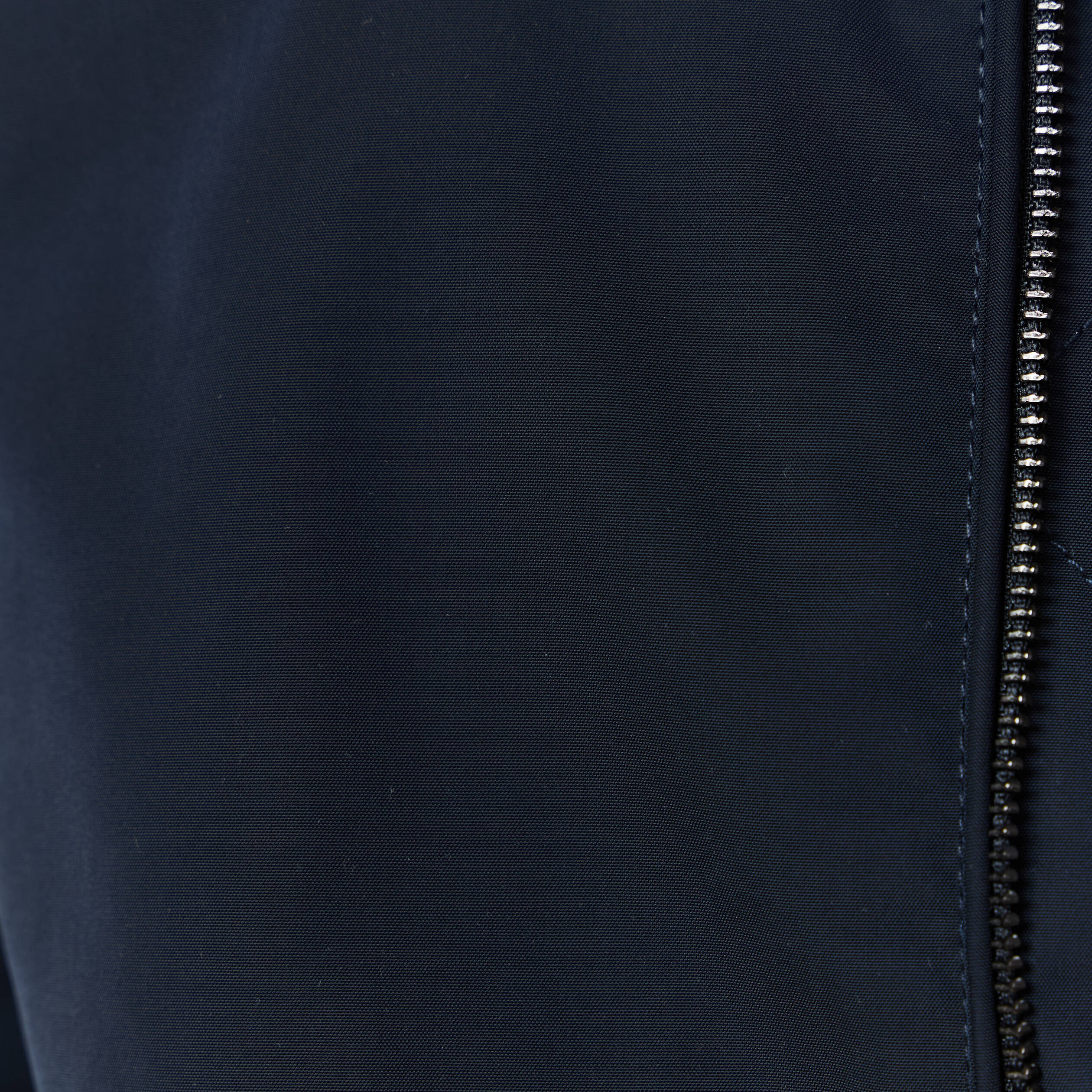Blouson court manches longues doubl&eacute; bleu marine homme