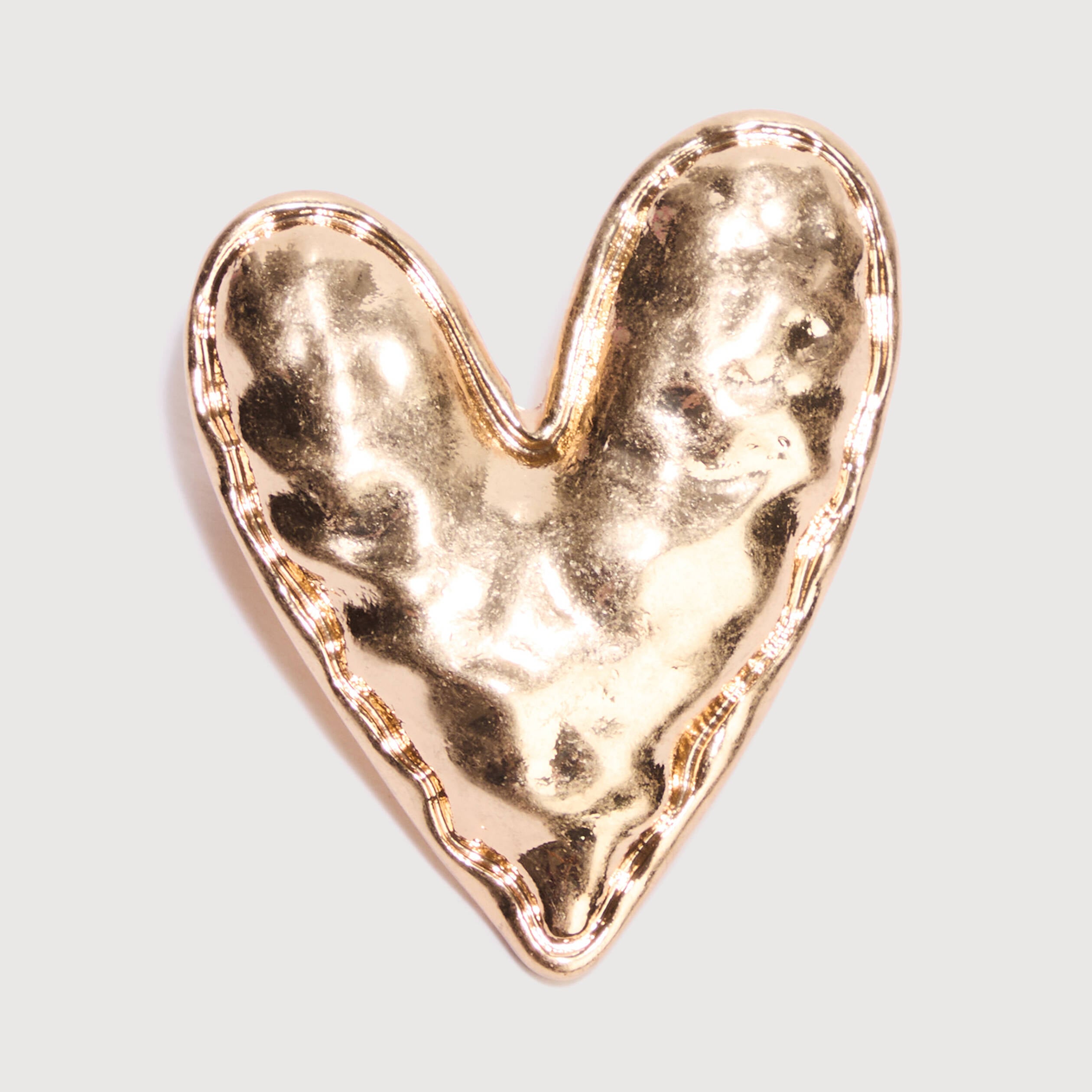 Broche couleur or femme