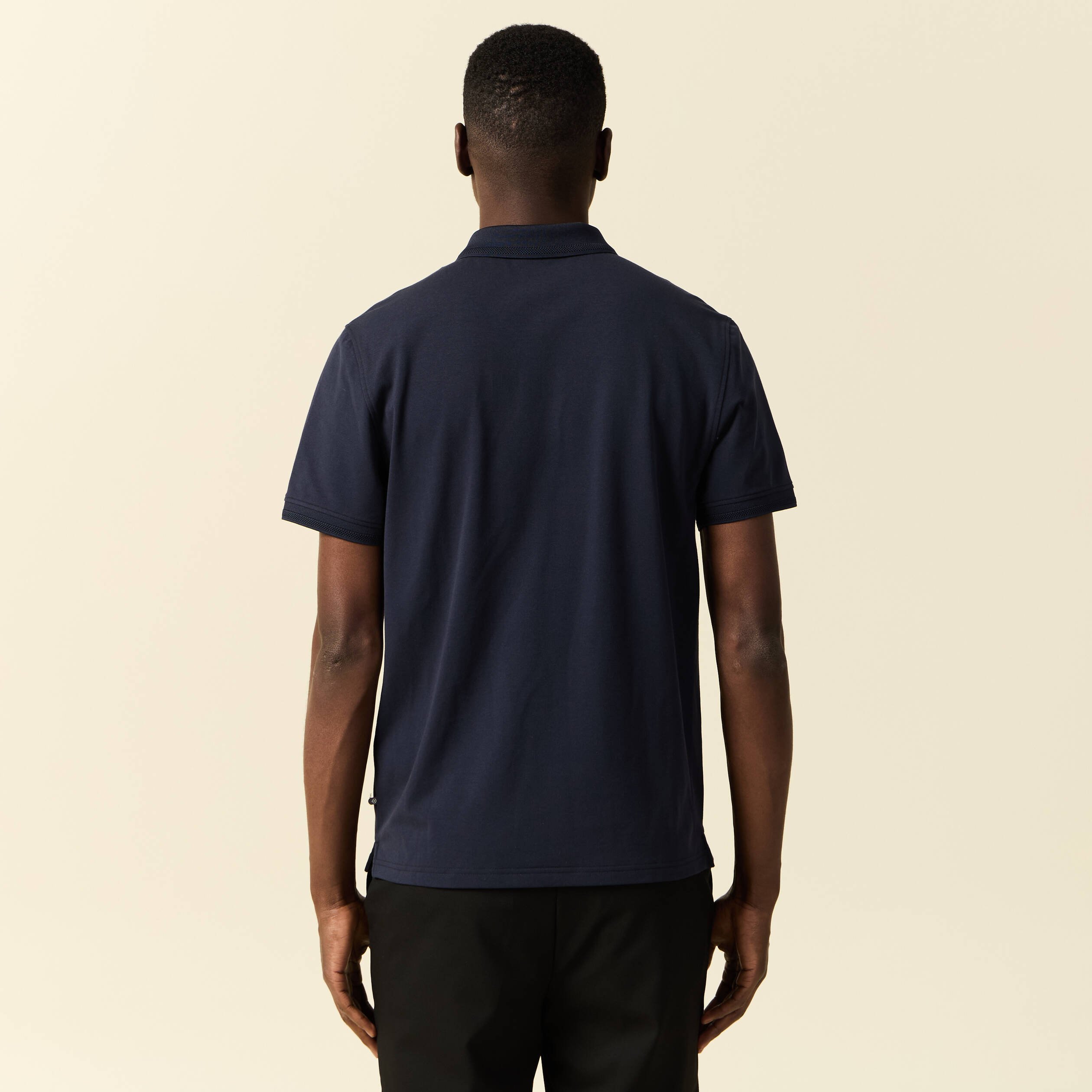 polo manches courtes bleu marine homme Polo manches courtes bleu marine homme