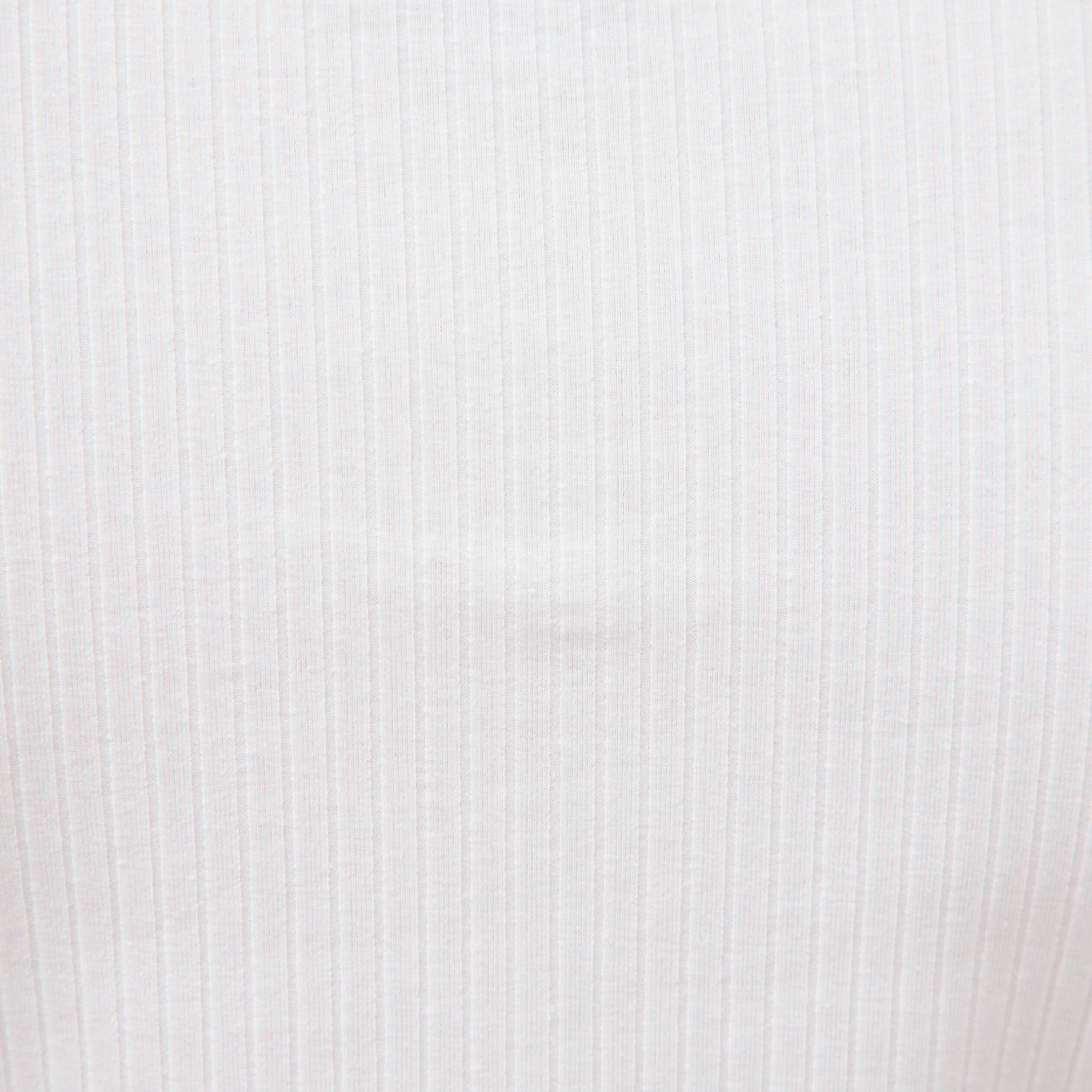 T-shirt c&ocirc;tel&eacute; ajust&eacute; manches courtes blanc femme