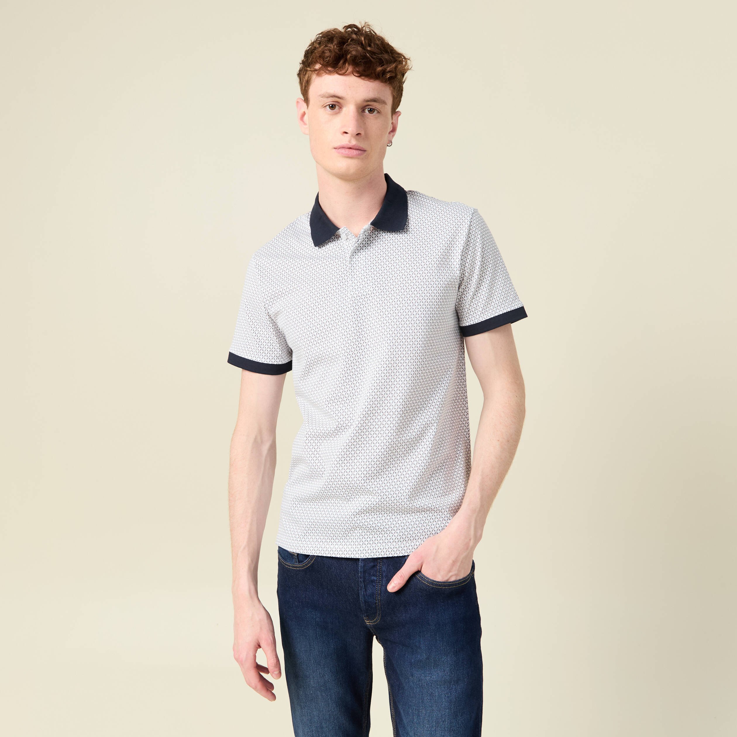 polo eco responsable blanc homme Polo éco-responsable blanc homme