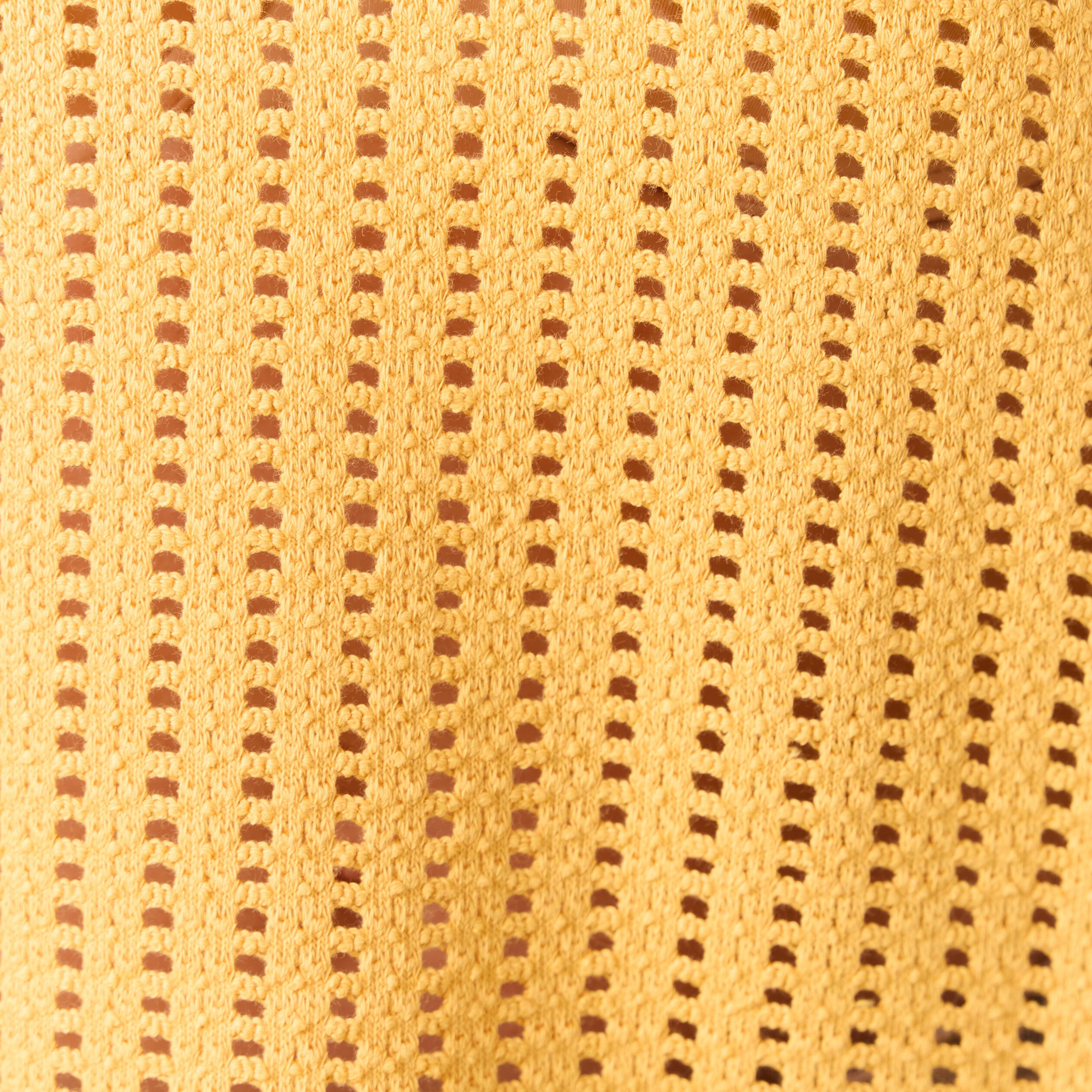 debardeur sans manches ajoure jaune femme Débardeur sans manches ajouré jaune femme