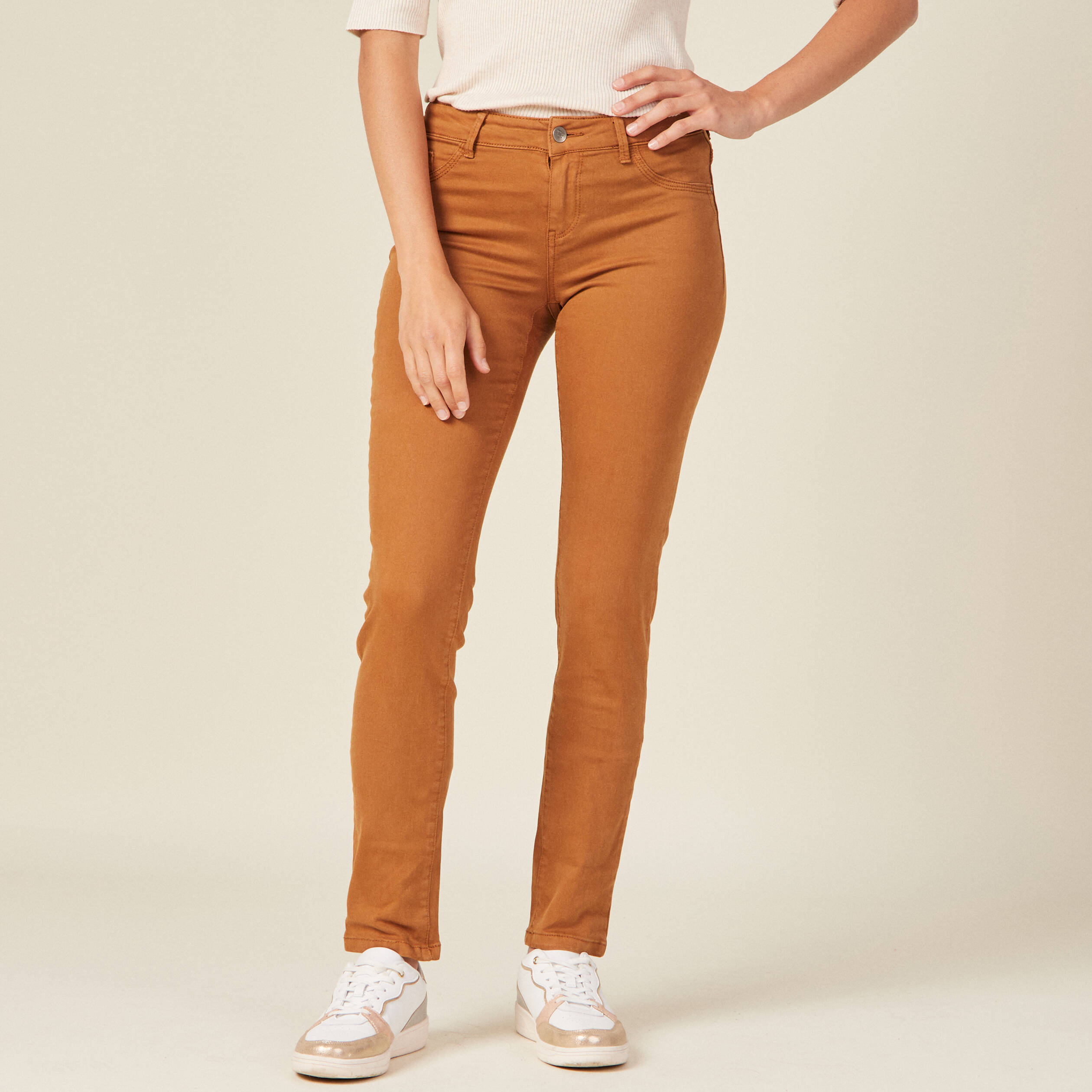 Jean marron femme online