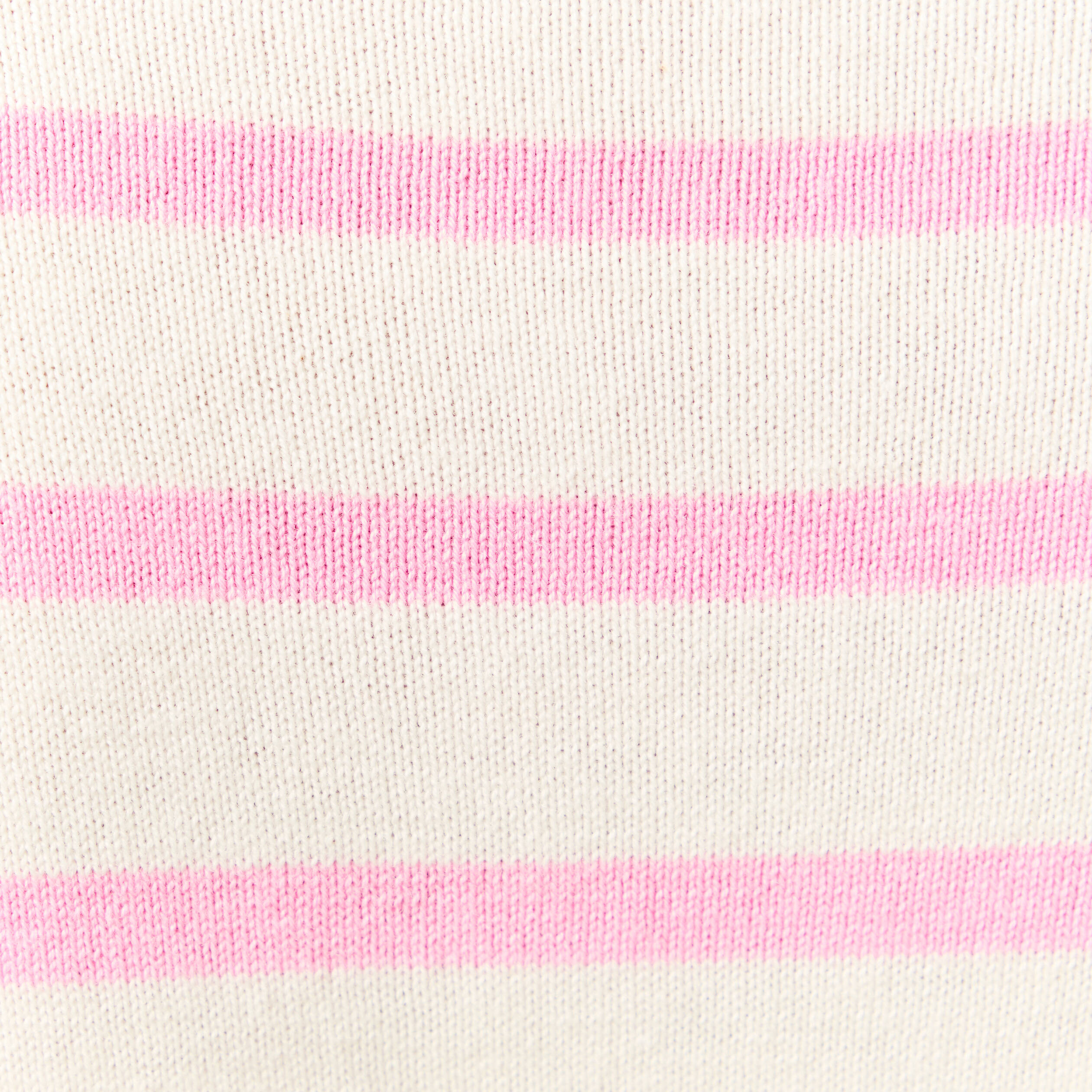 Pull col rond manches longues broderie rose clair femme