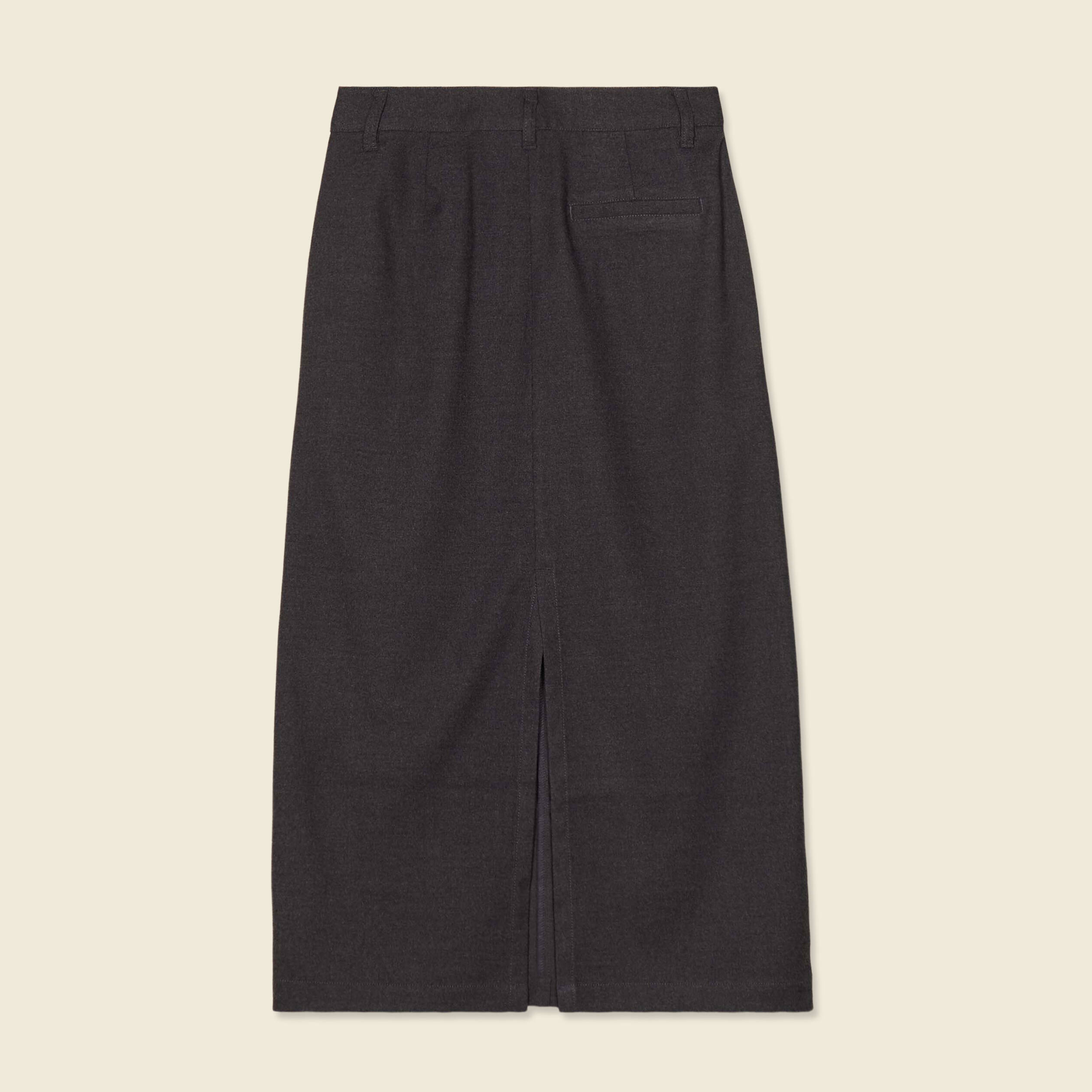 jupe longue droite gris femme Jupe longue droite gris femme
