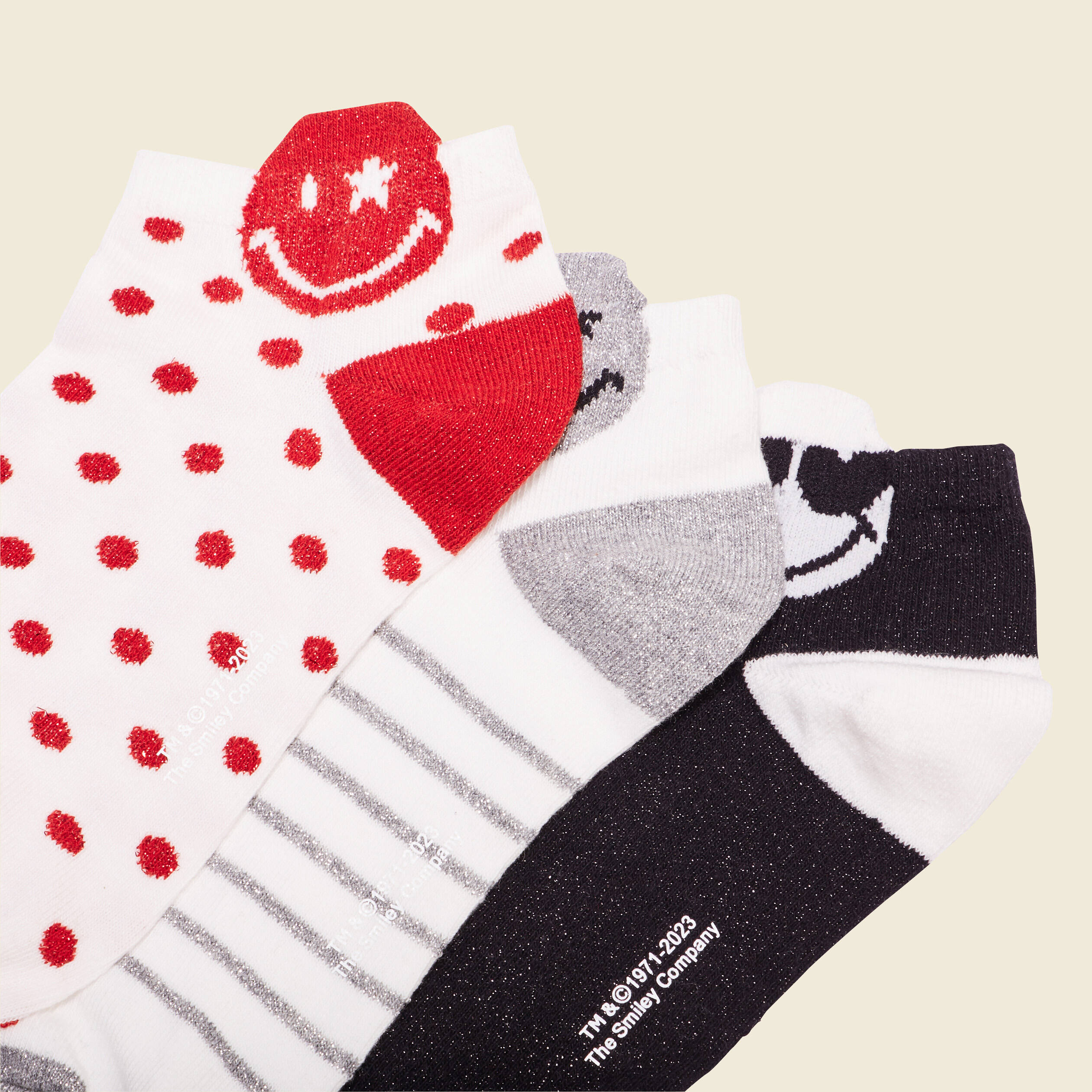 Lot 3 chaussettes SmileyWorld multicolore femme