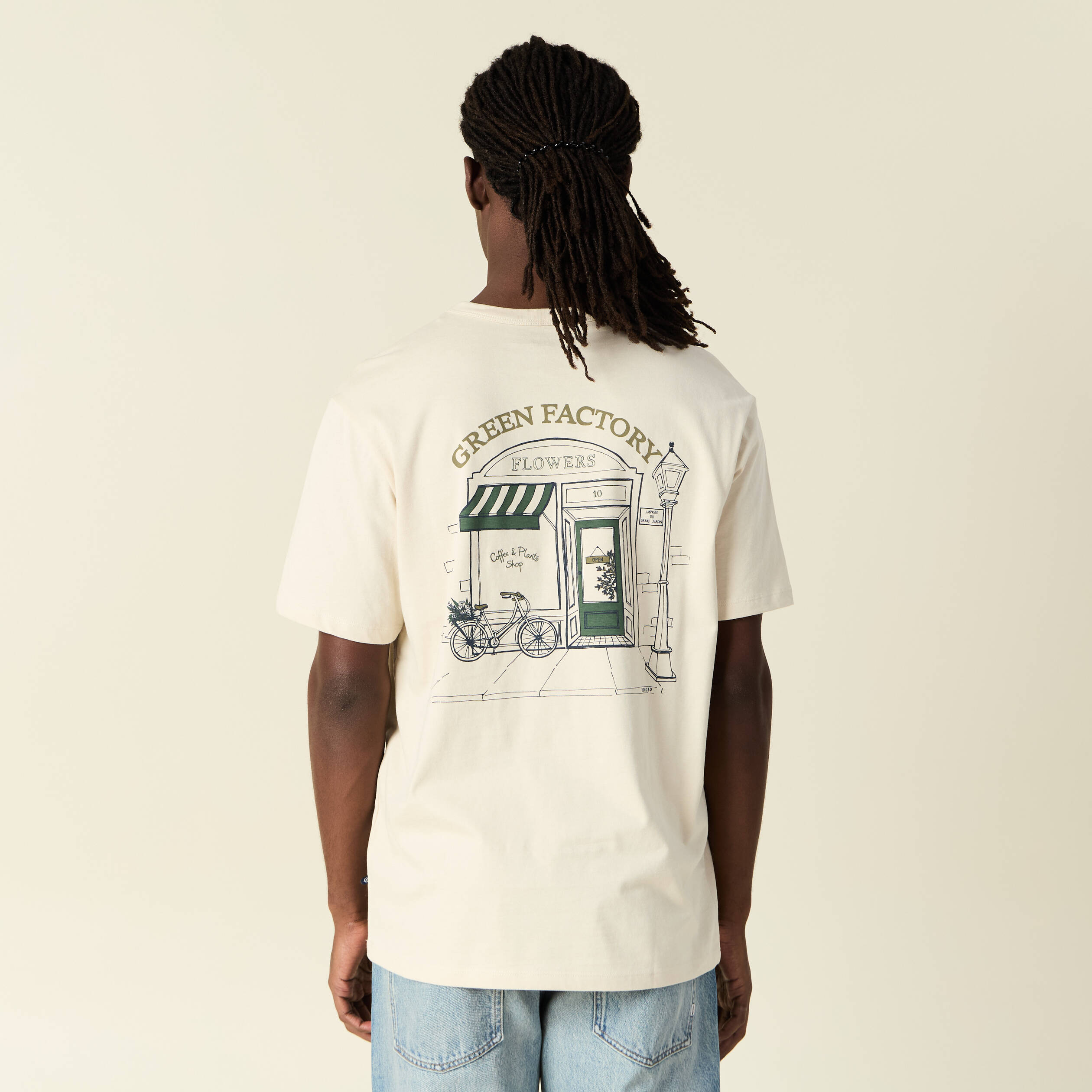 t shirt manches courtes sable homme T-shirt manches courtes sable homme