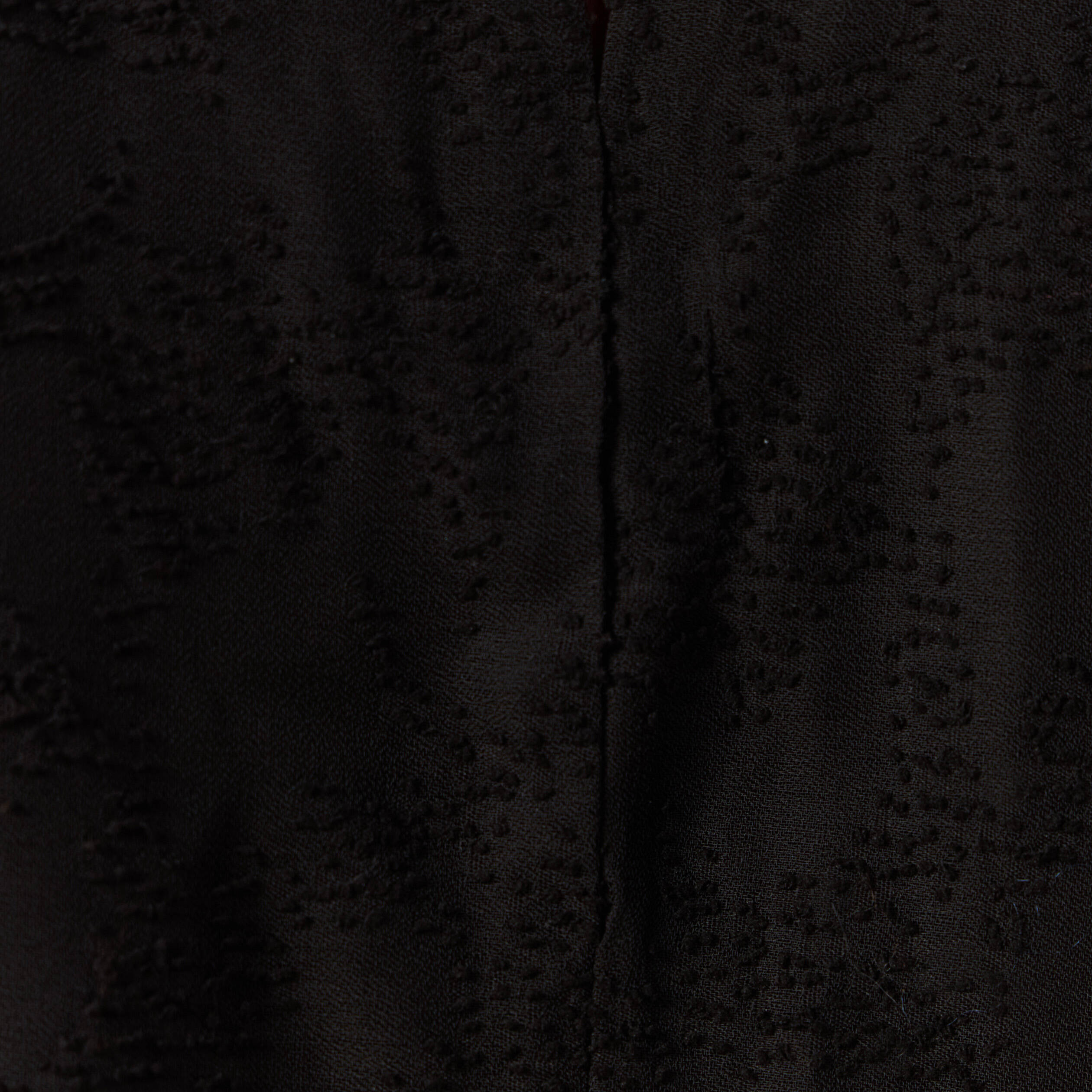 Robe droite manches longues noir femme