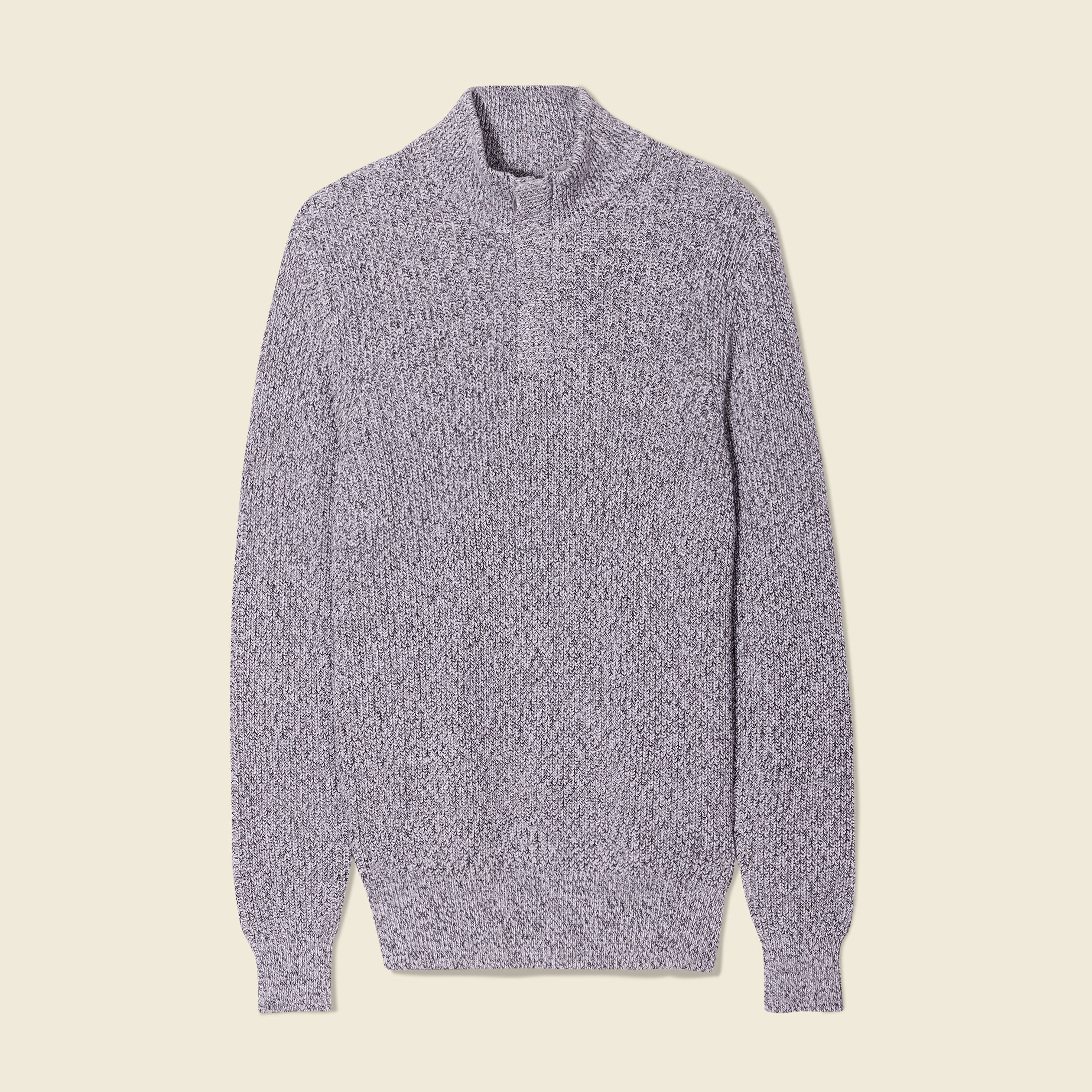 Pull manches longues gris fonc&eacute; homme