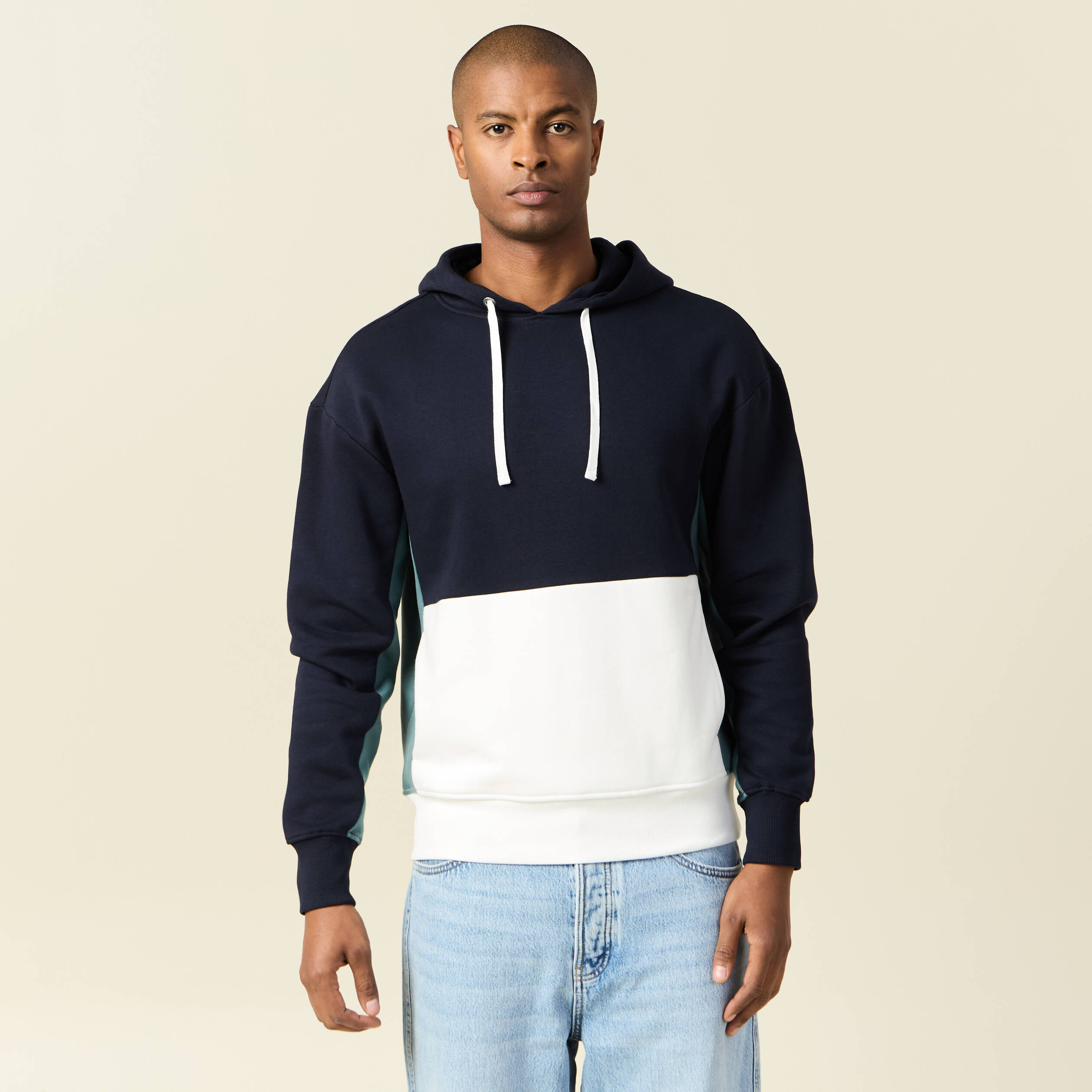 sweat a capuche bleu marine homme Sweat à capuche bleu marine homme