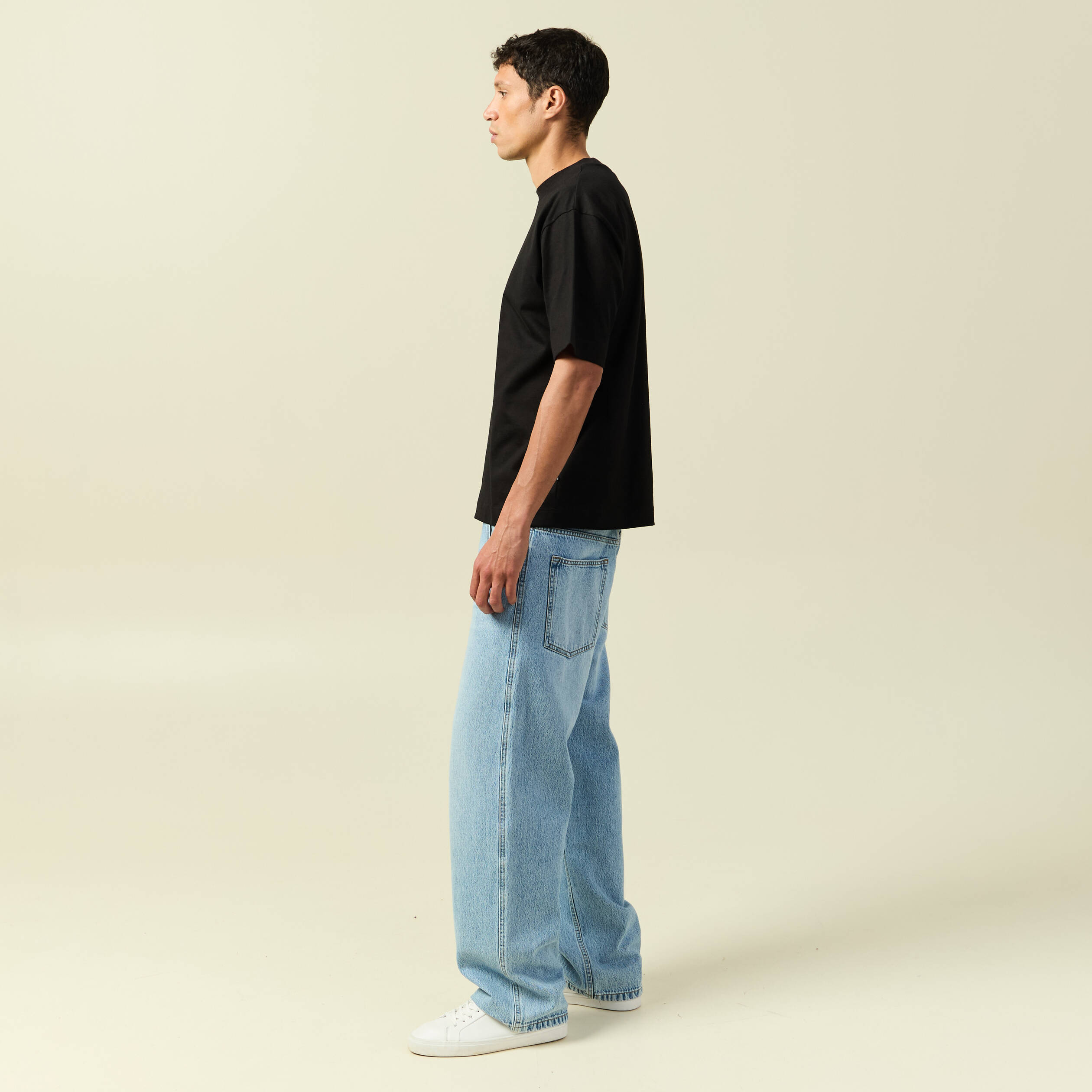 T-shirt en coton noir homme