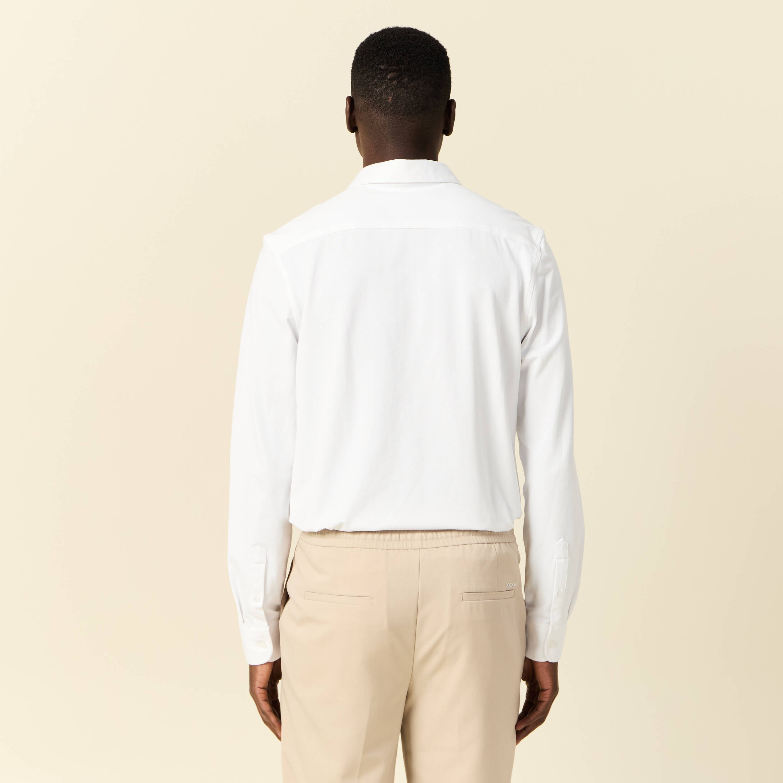 chemise manches longues blanc homme Chemise manches longues blanc homme