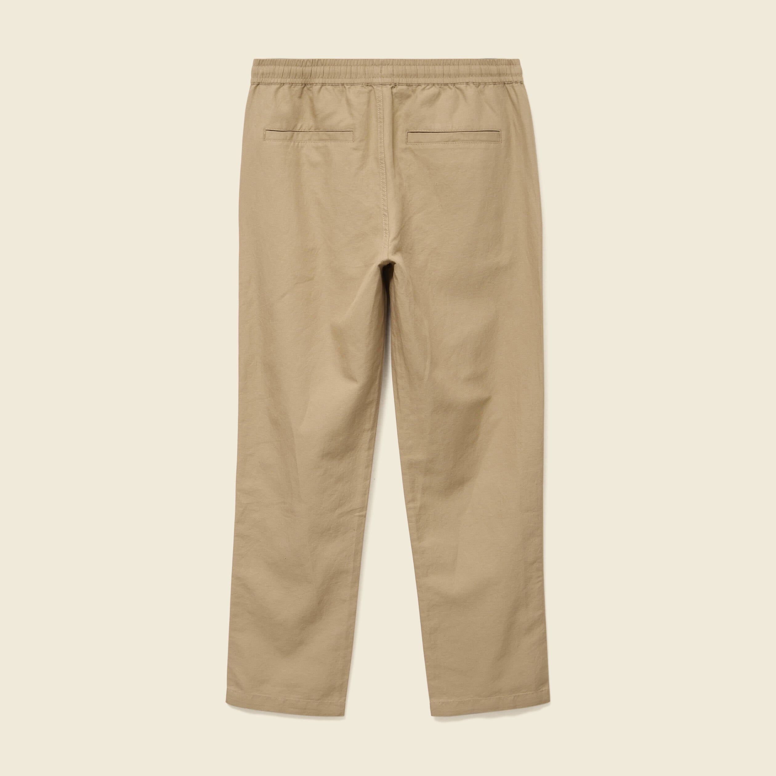 Pantalon coupe straight vert olive homme