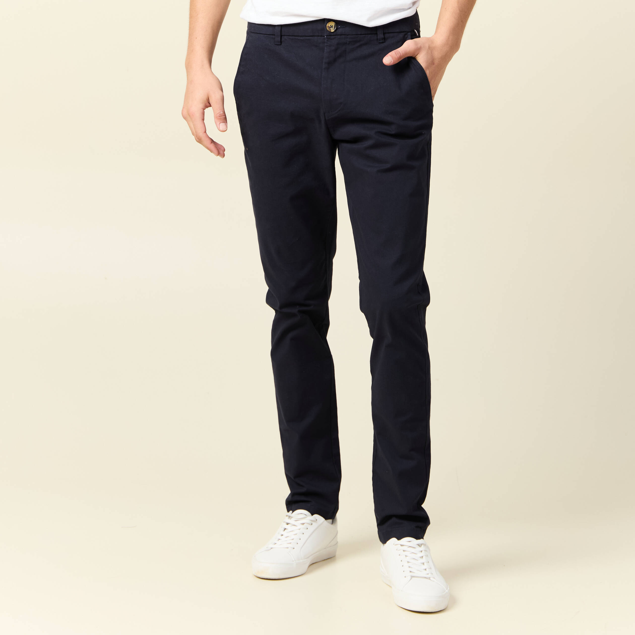 Only & Sons - Pantalon habillé fuselé - Bleu marine