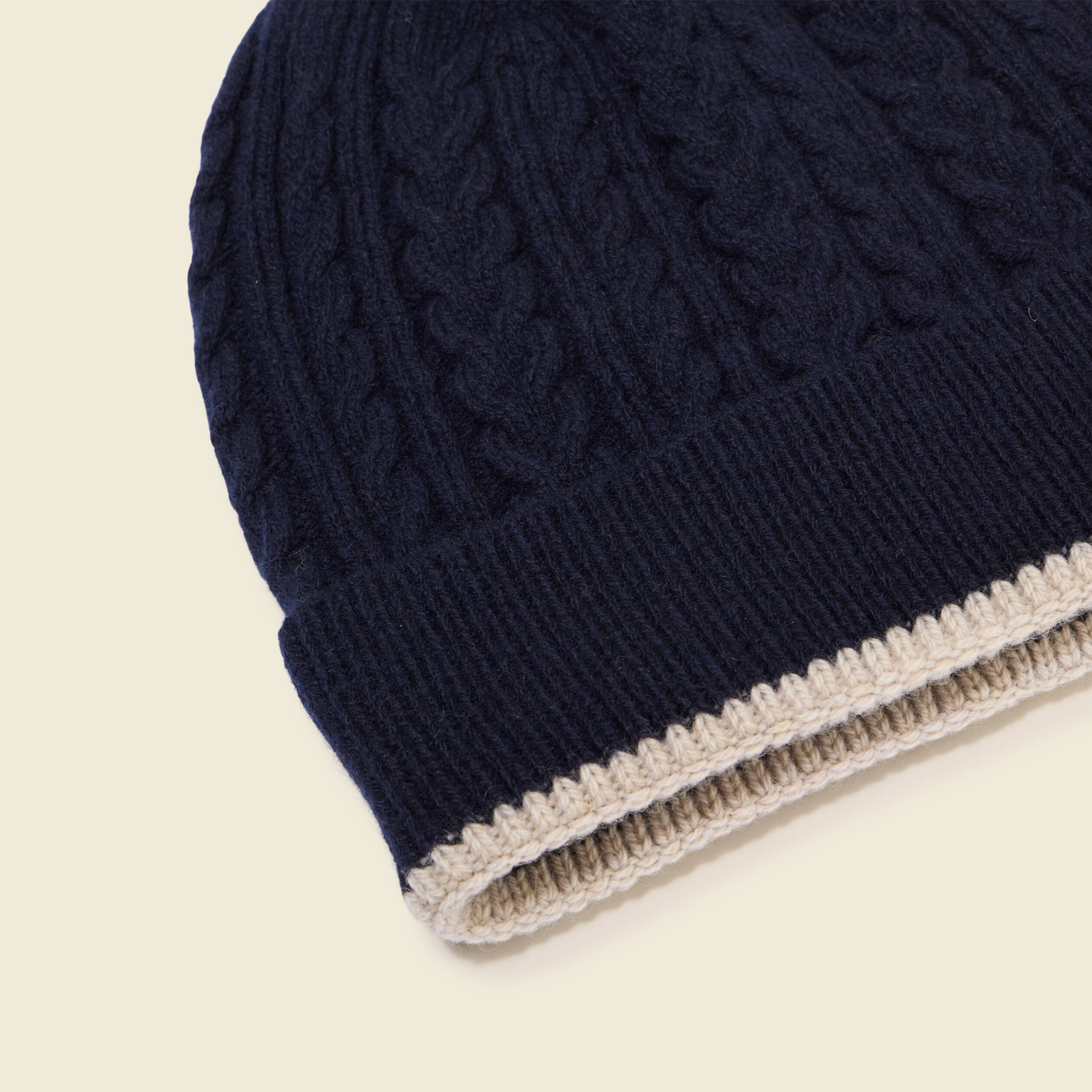 Bonnet fabriqu&eacute; en France bleu marine homme