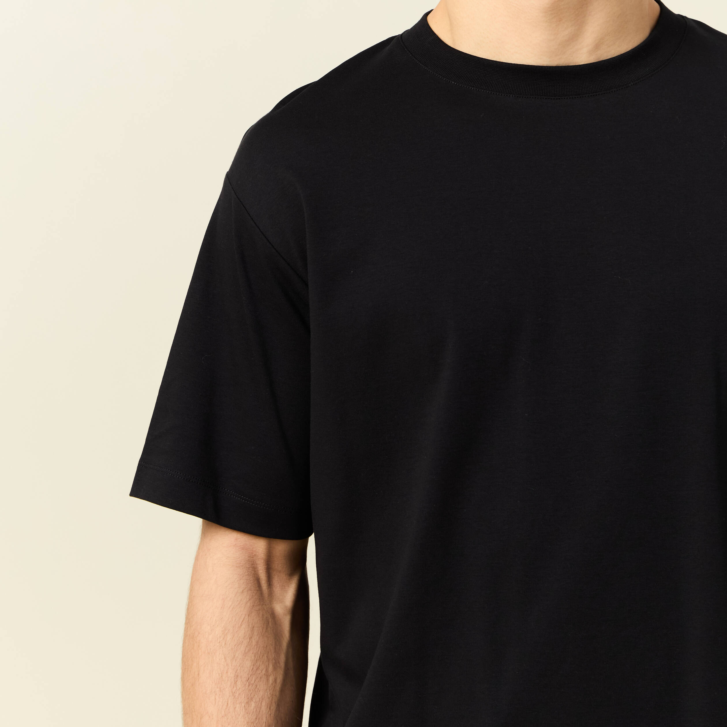 t shirt manches courtes noir homme T-shirt manches courtes noir homme
