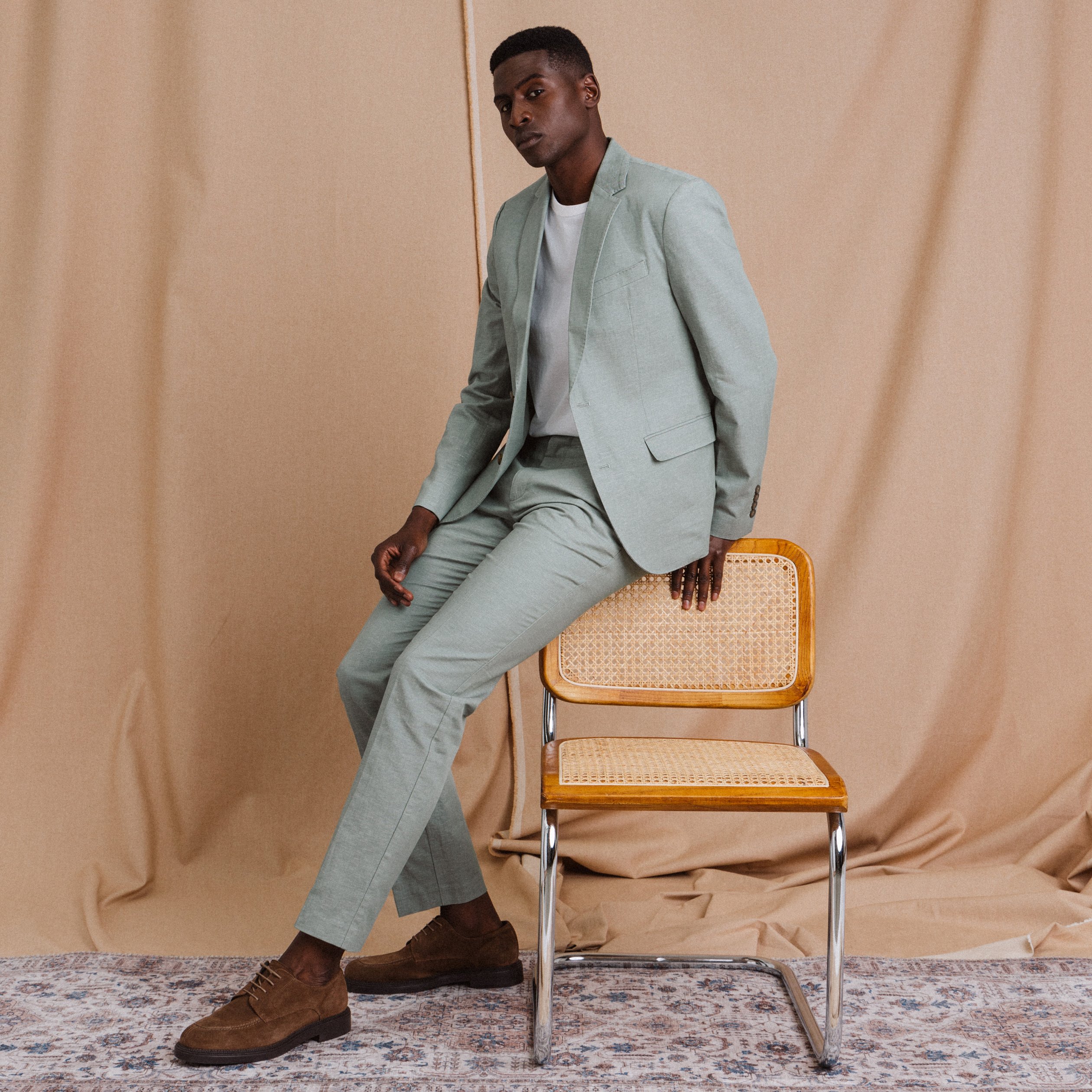 veste blazer cintre vert olive homme Veste blazer cintré vert olive homme