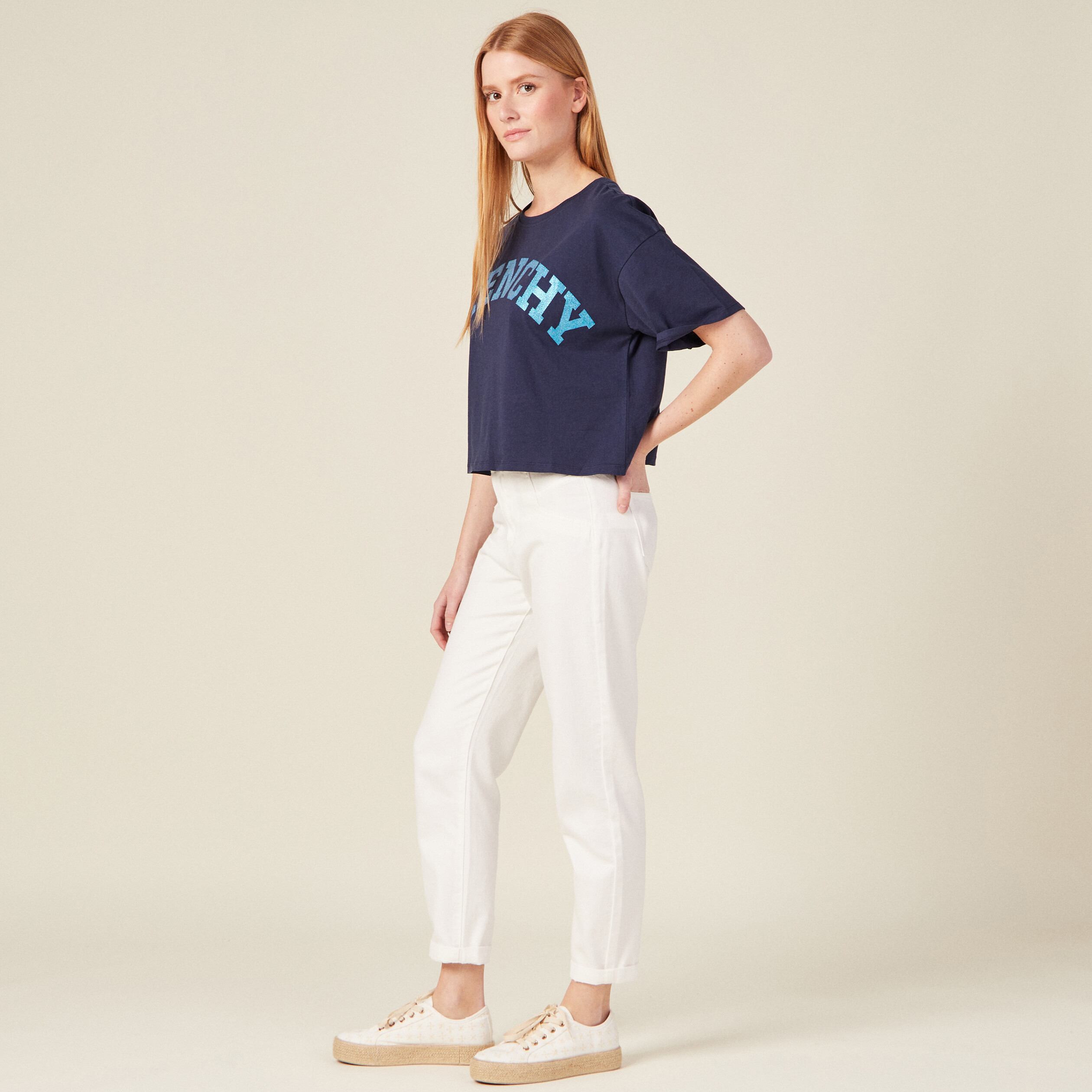 t shirt manches courtes bleu marine femme T-shirt manches courtes bleu marine femme