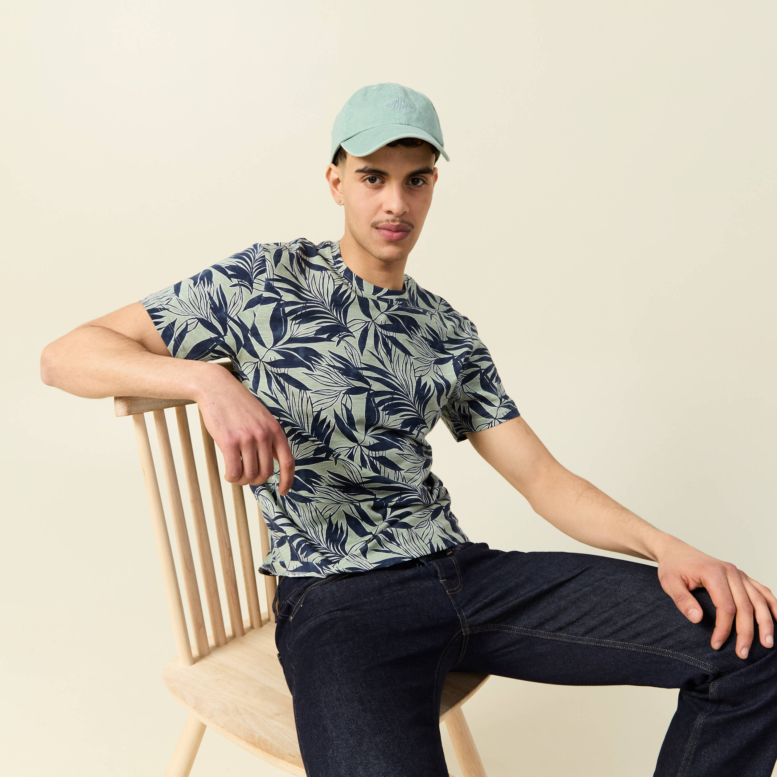 t shirt manches courtes vert homme T-shirt manches courtes vert homme