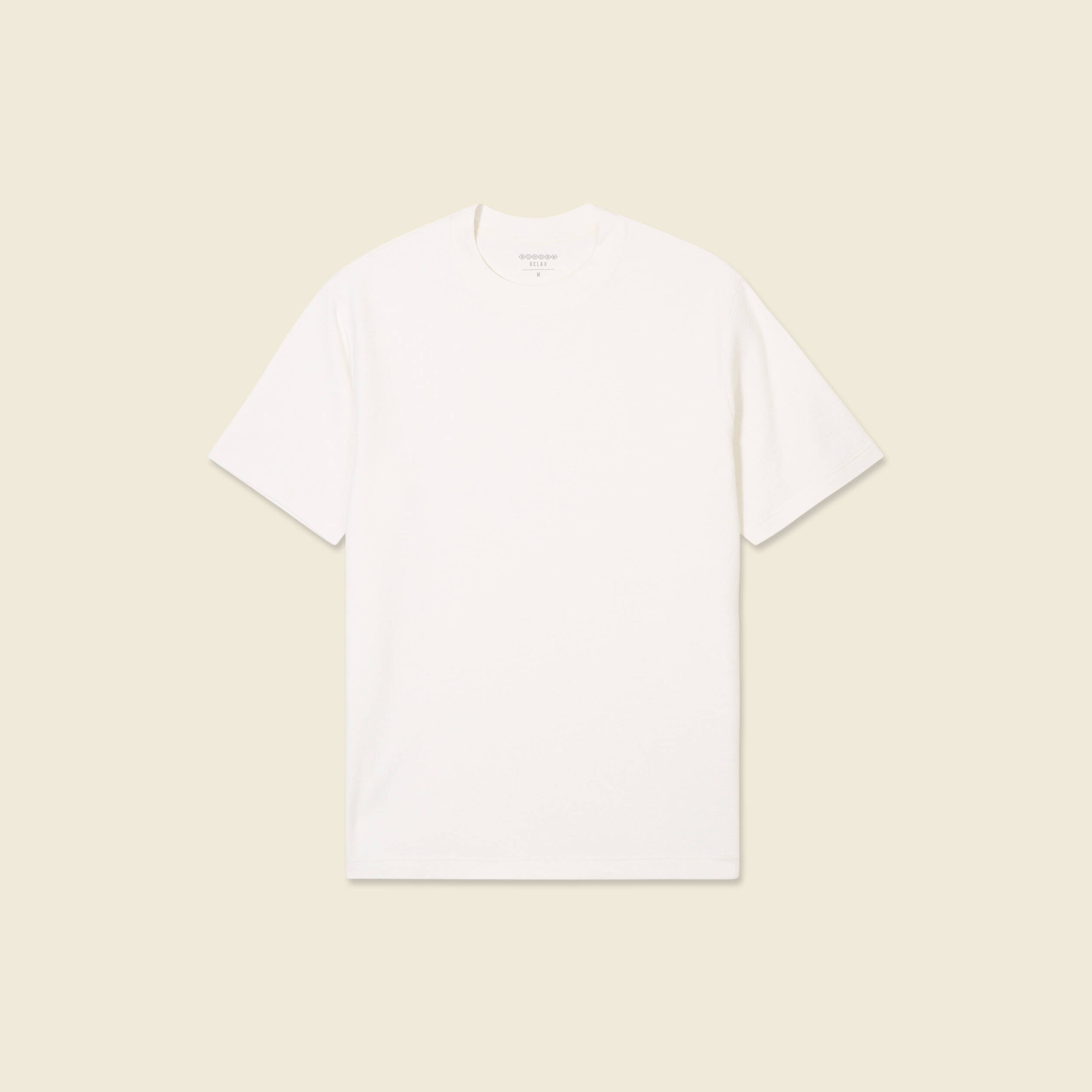 t shirt manches courtes ecru homme T-shirt manches courtes ecru homme
