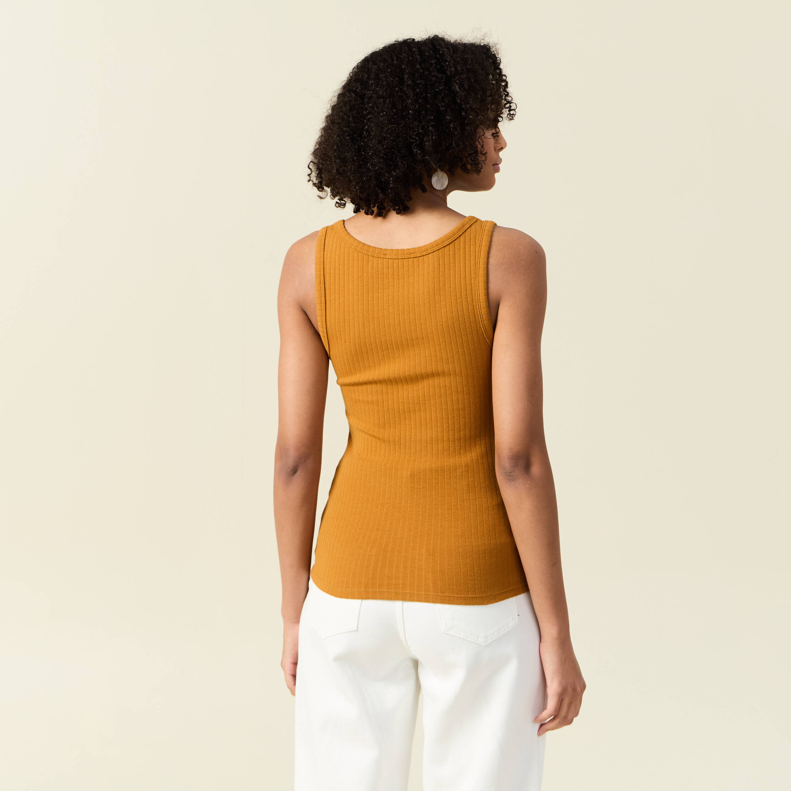 debardeur sans manches camel femme Débardeur sans manches camel femme