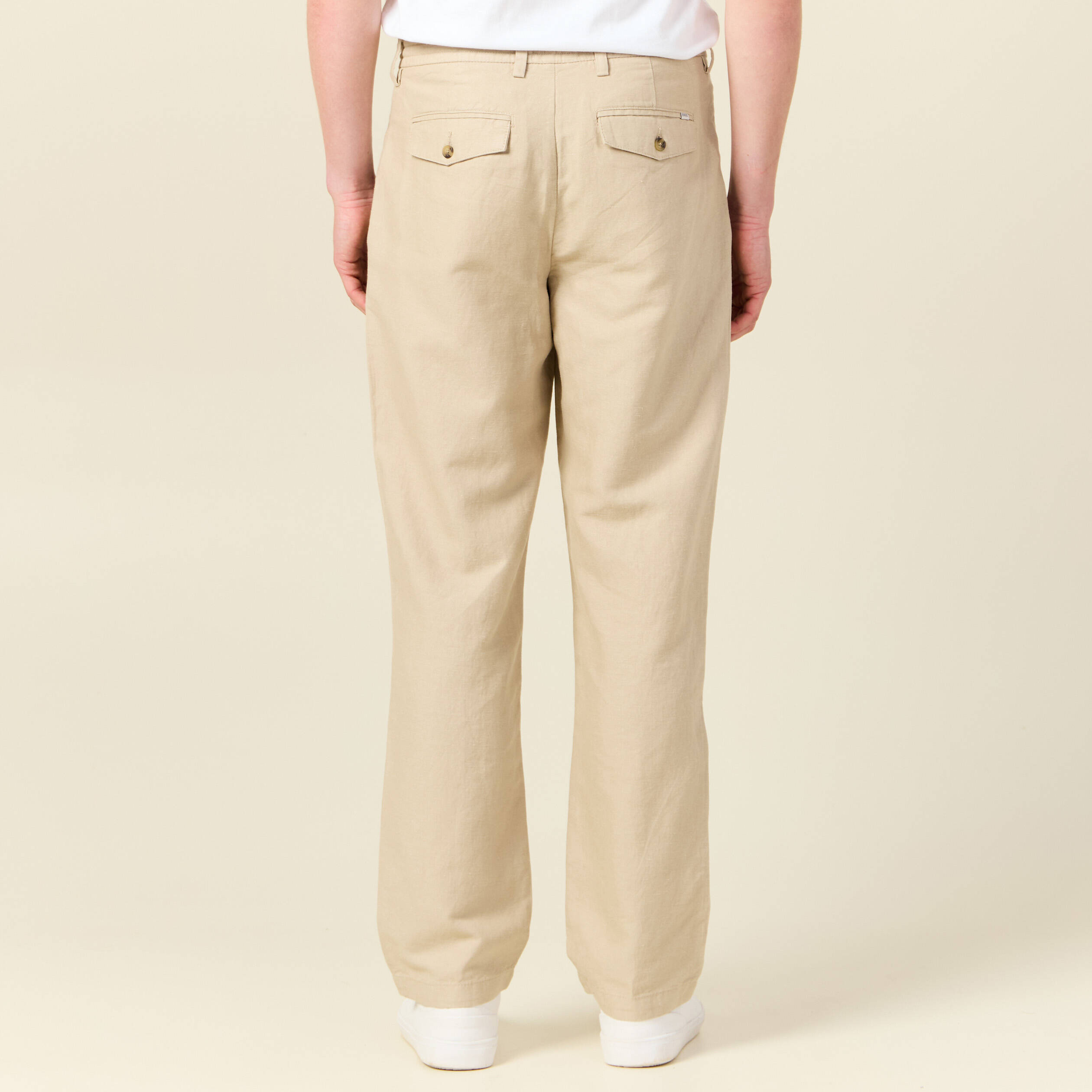pantalon chino straight beige homme Pantalon chino straight beige homme