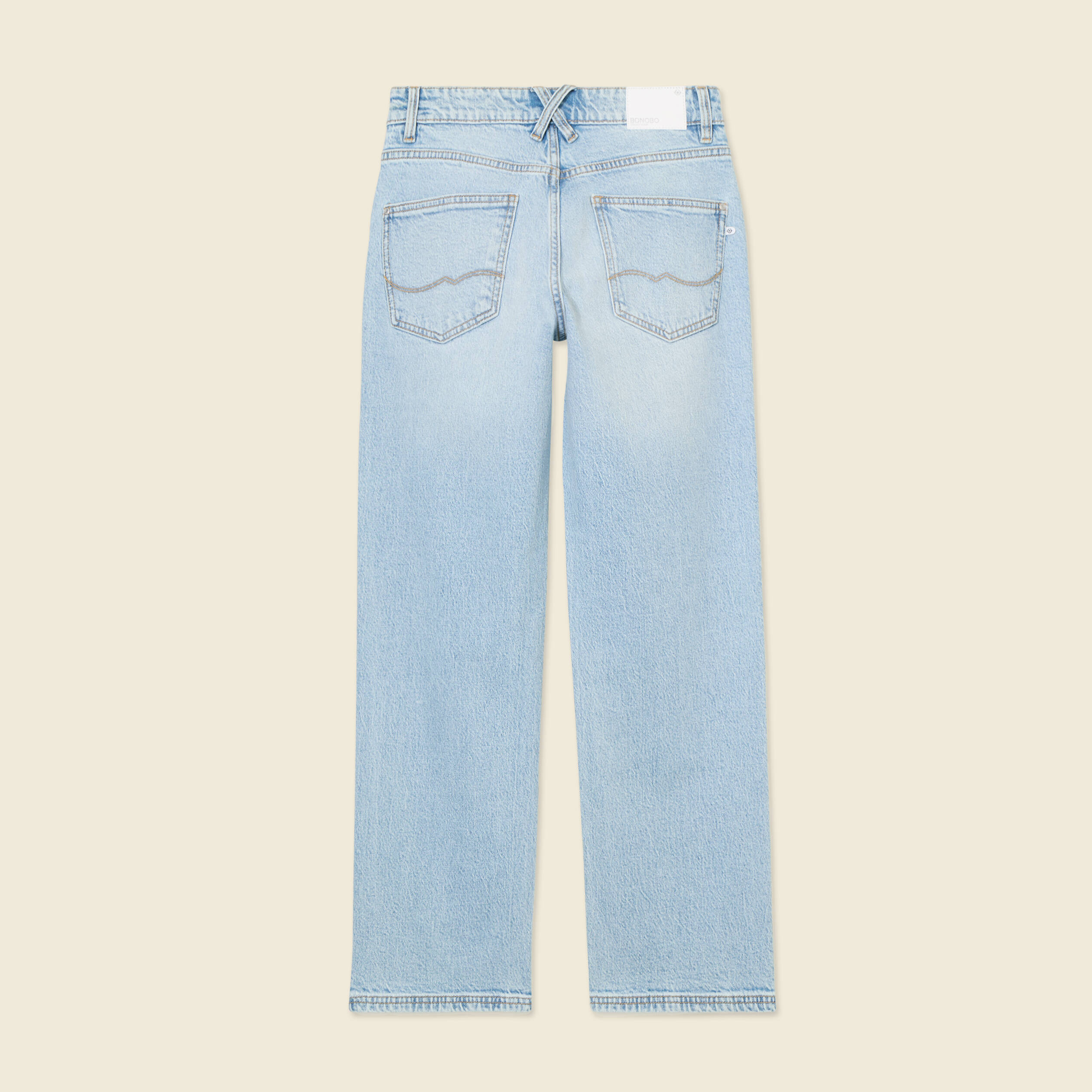 jeans droit 78eme denim bleach femme Jeans droit 7/8ème denim bleach femme
