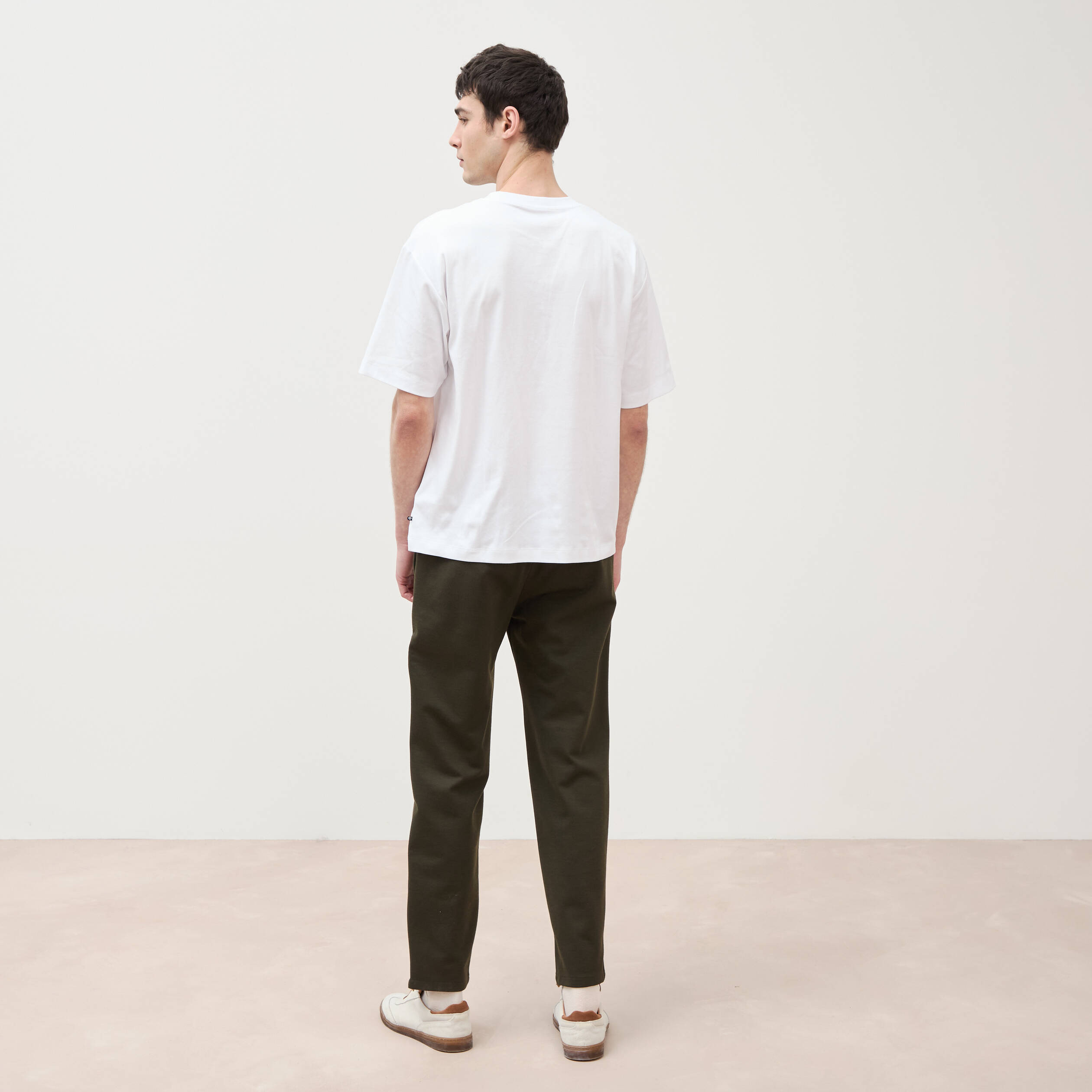 T-shirt manches courtes blanc homme