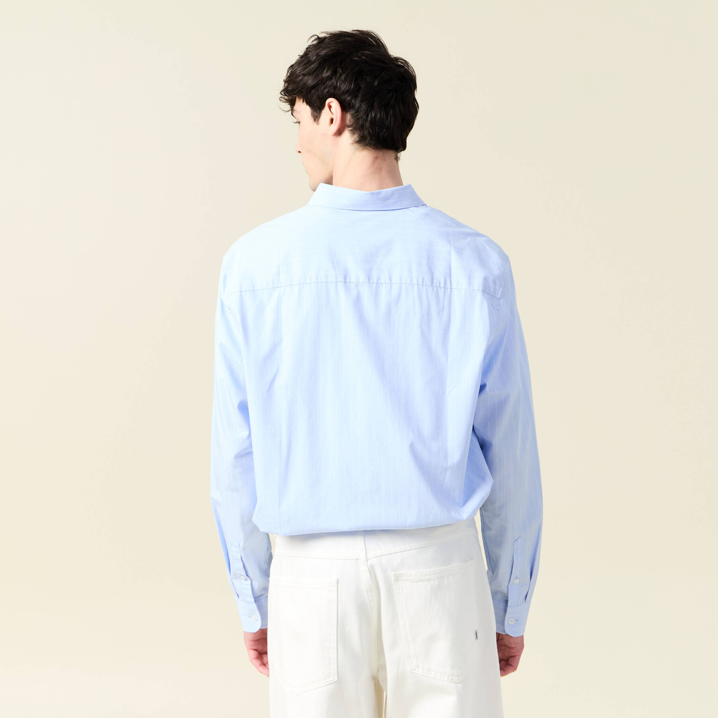 chemise manches longues bleu ciel homme Chemise manches longues bleu ciel homme