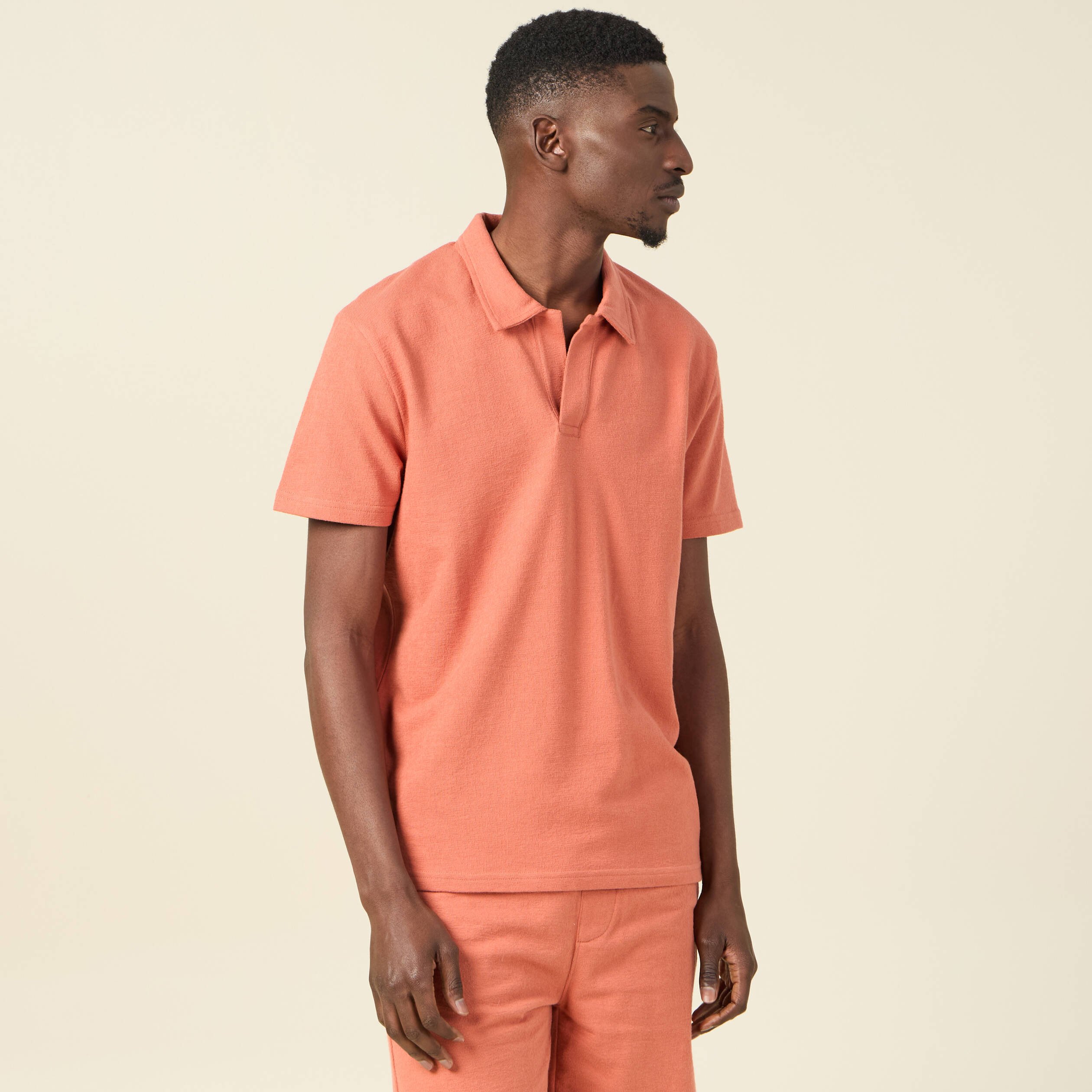 polo manches courtes rose homme Polo manches courtes rose homme
