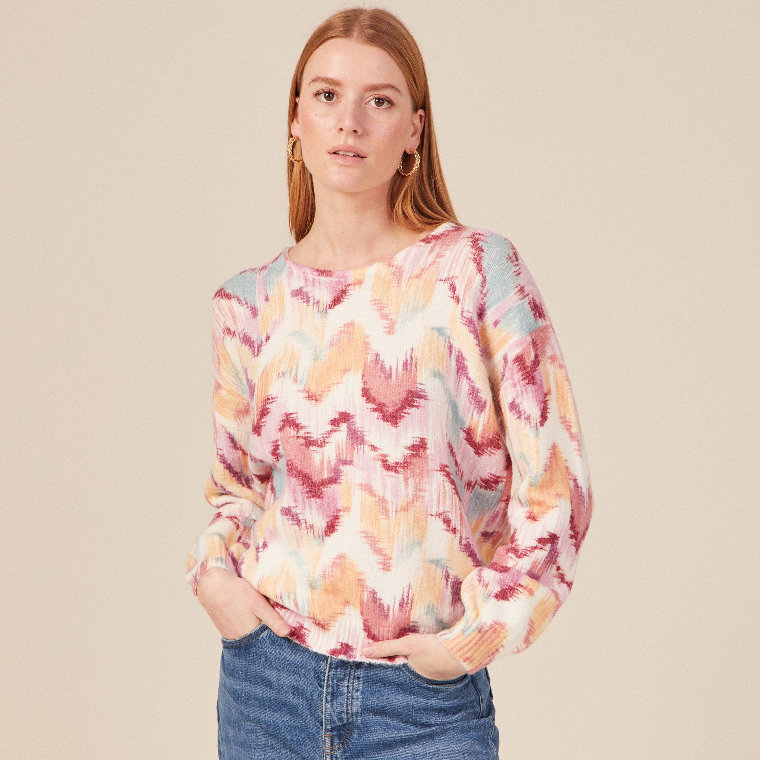Pull mauve femme online