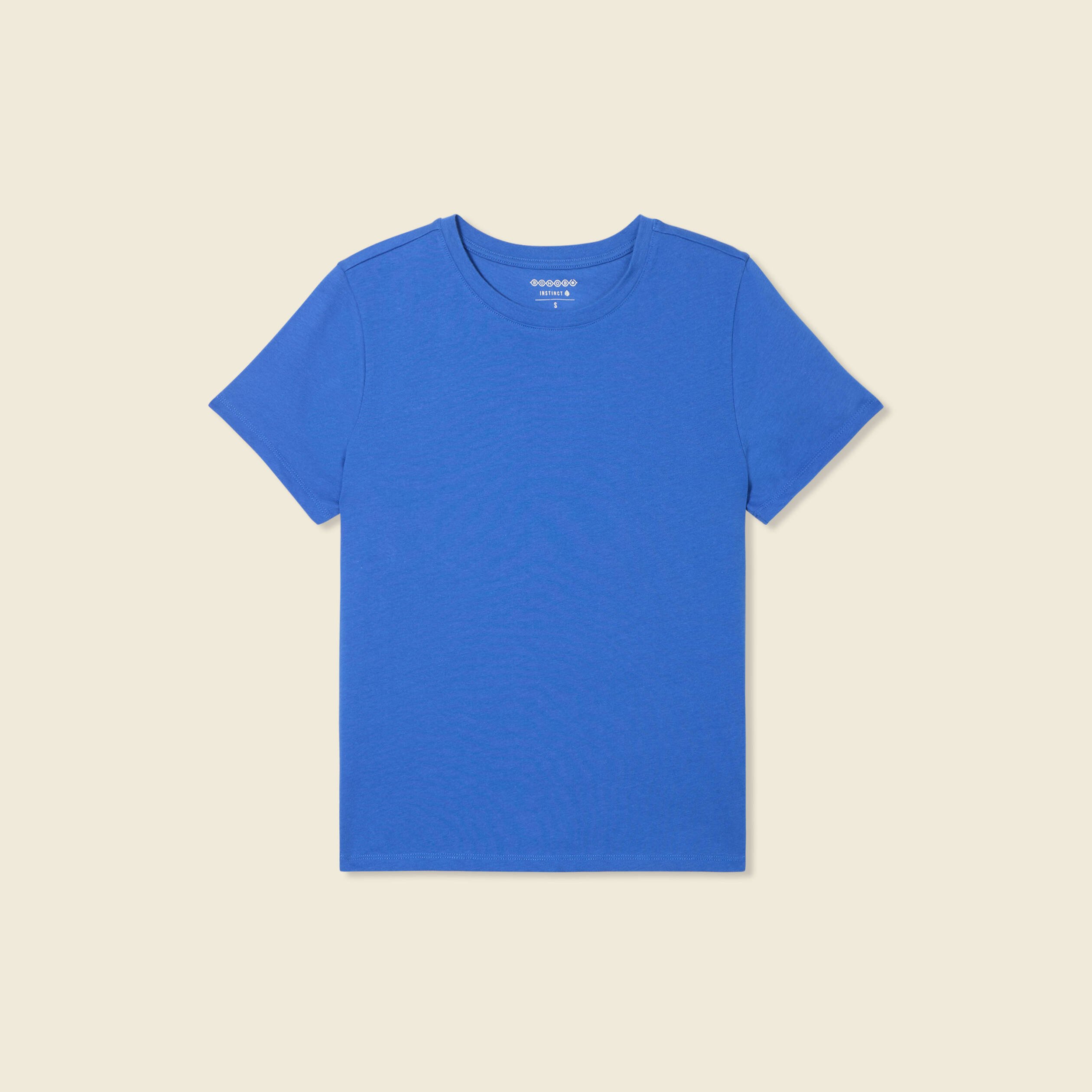 t shirt manches courtes bleu electrique femme T-shirt manches courtes bleu electrique femme