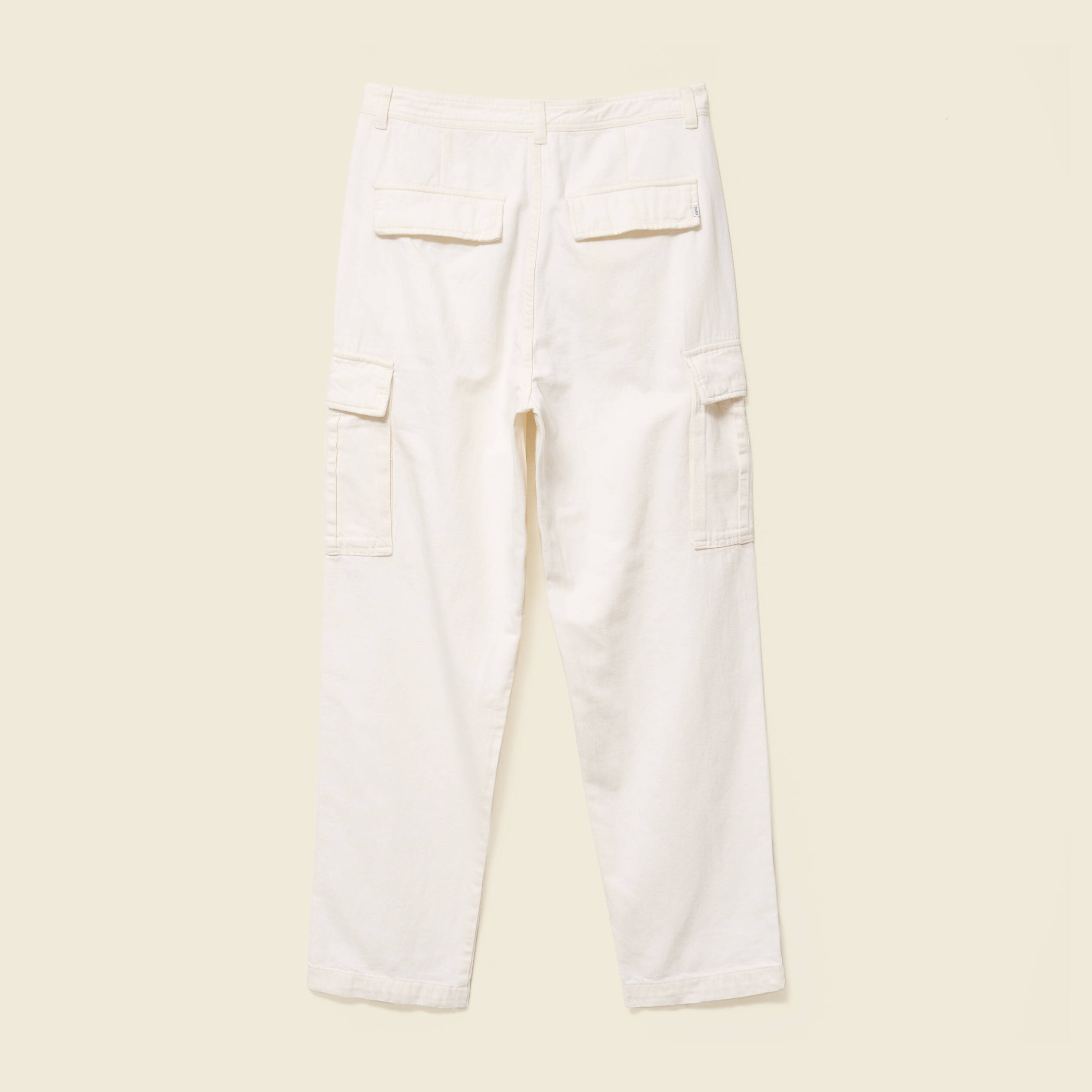 pantalon cargo large longueur 32 ecru homme Pantalon cargo large longueur 32 ecru homme