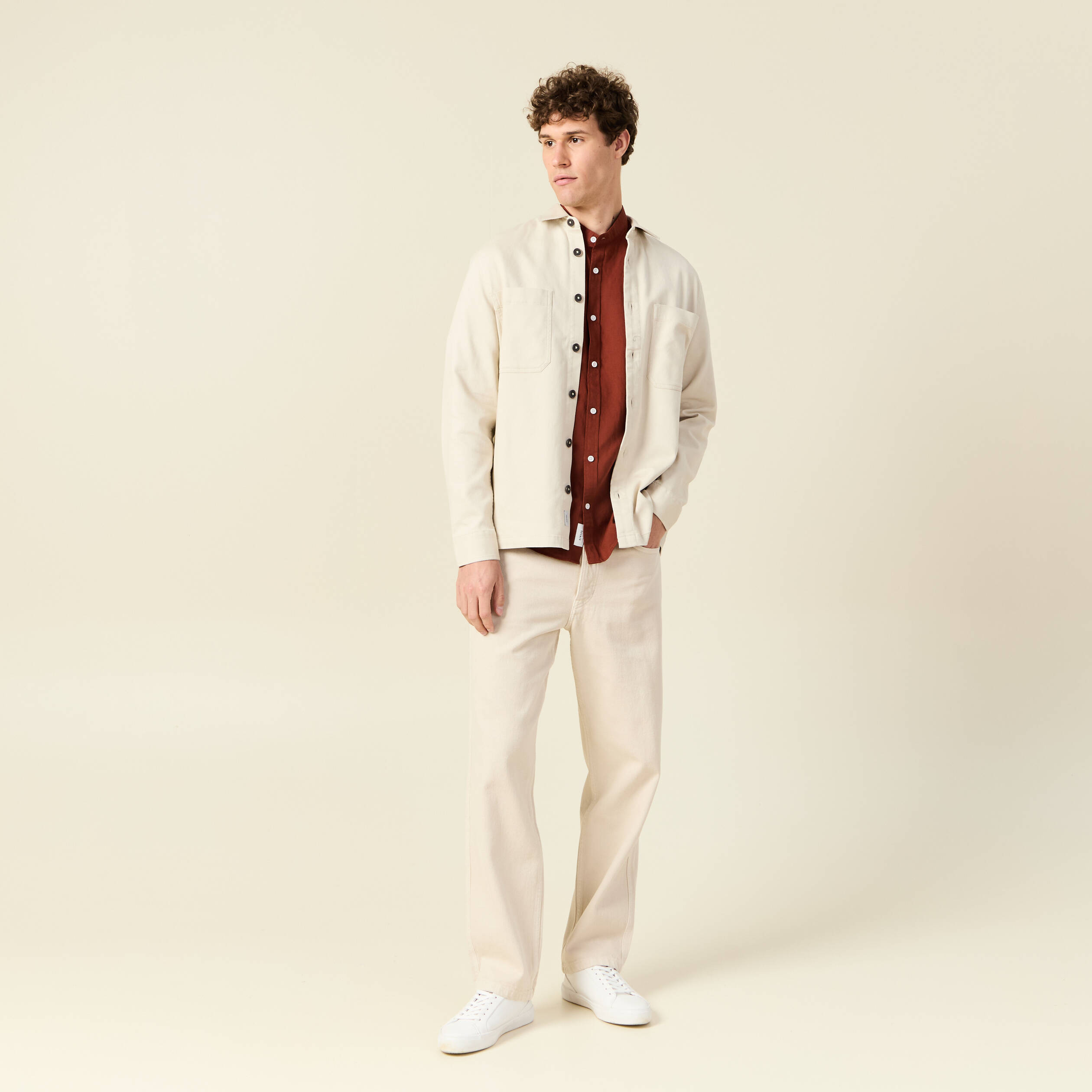 chemise manches courtes marron cognac homme Chemise manches courtes marron cognac homme
